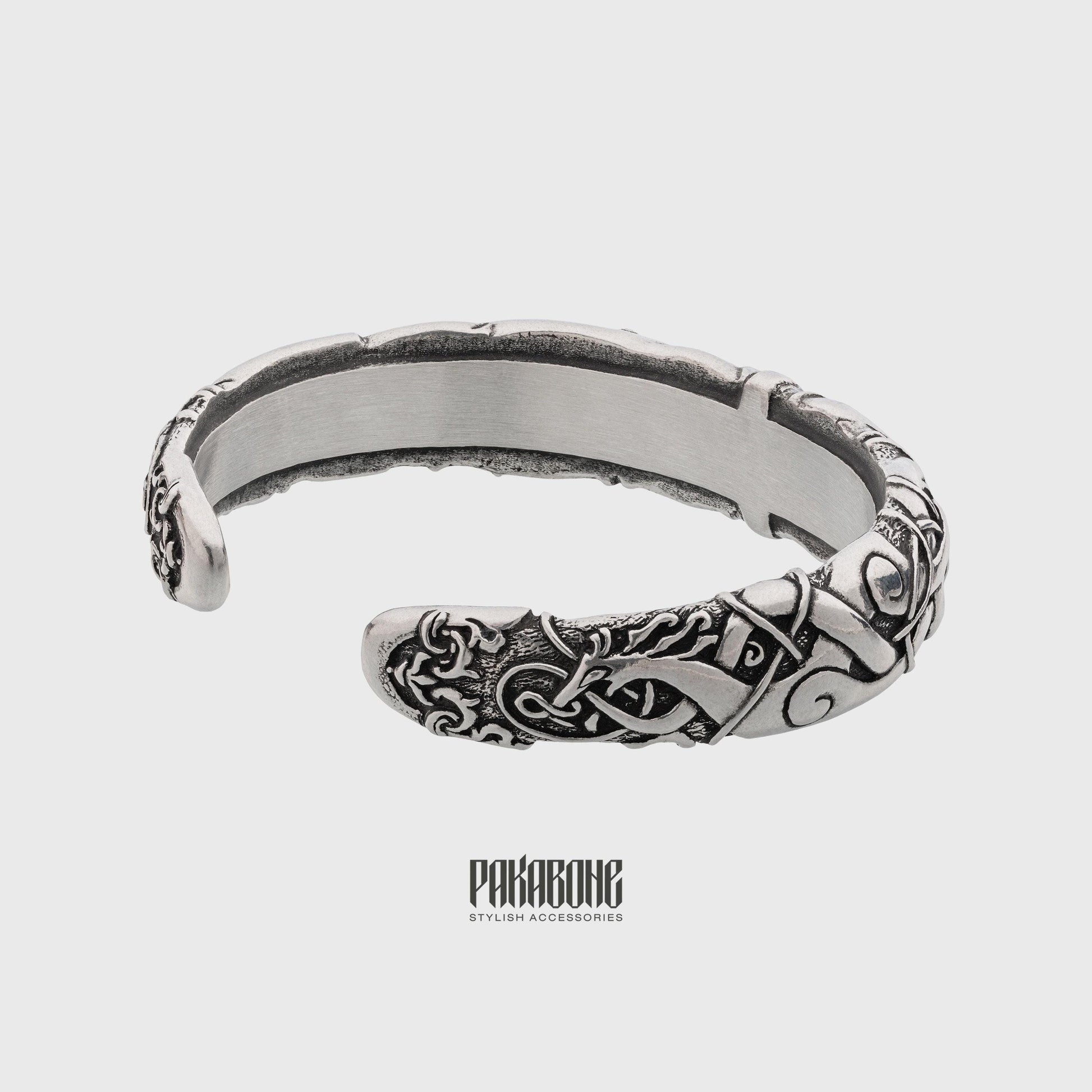 Viking Ring - Viking Oath Ring Bracelet, Urnes Style Norse Arm Ring, Scandinavian Pagan Cuff