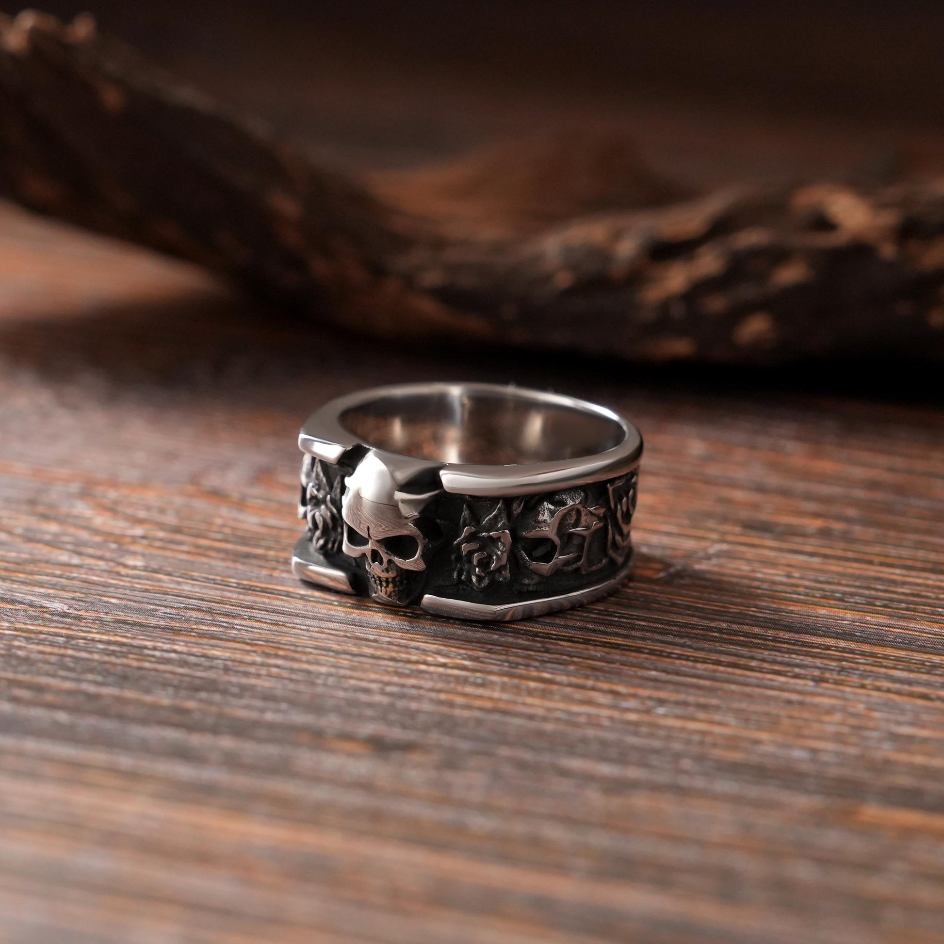 Viking Rune Ring - Nordic Bear Claw Rune Ring - CelticKnot of Wild Courage - Viking Spirit Jewelry