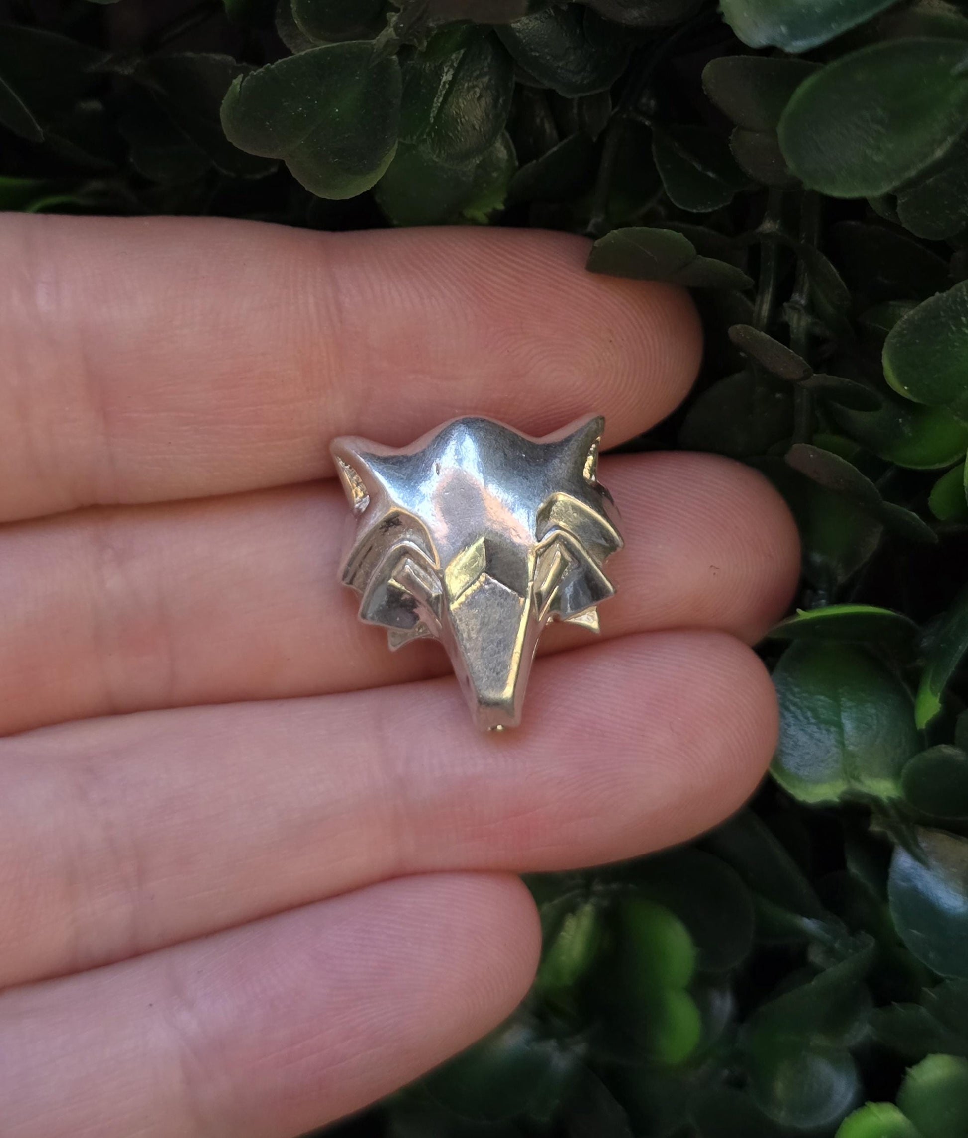 Viking Wolf Ring - Viking Wolf Head Torque Cuff Bracelet - Stainless Steel Fenrir Norse Arm Ring