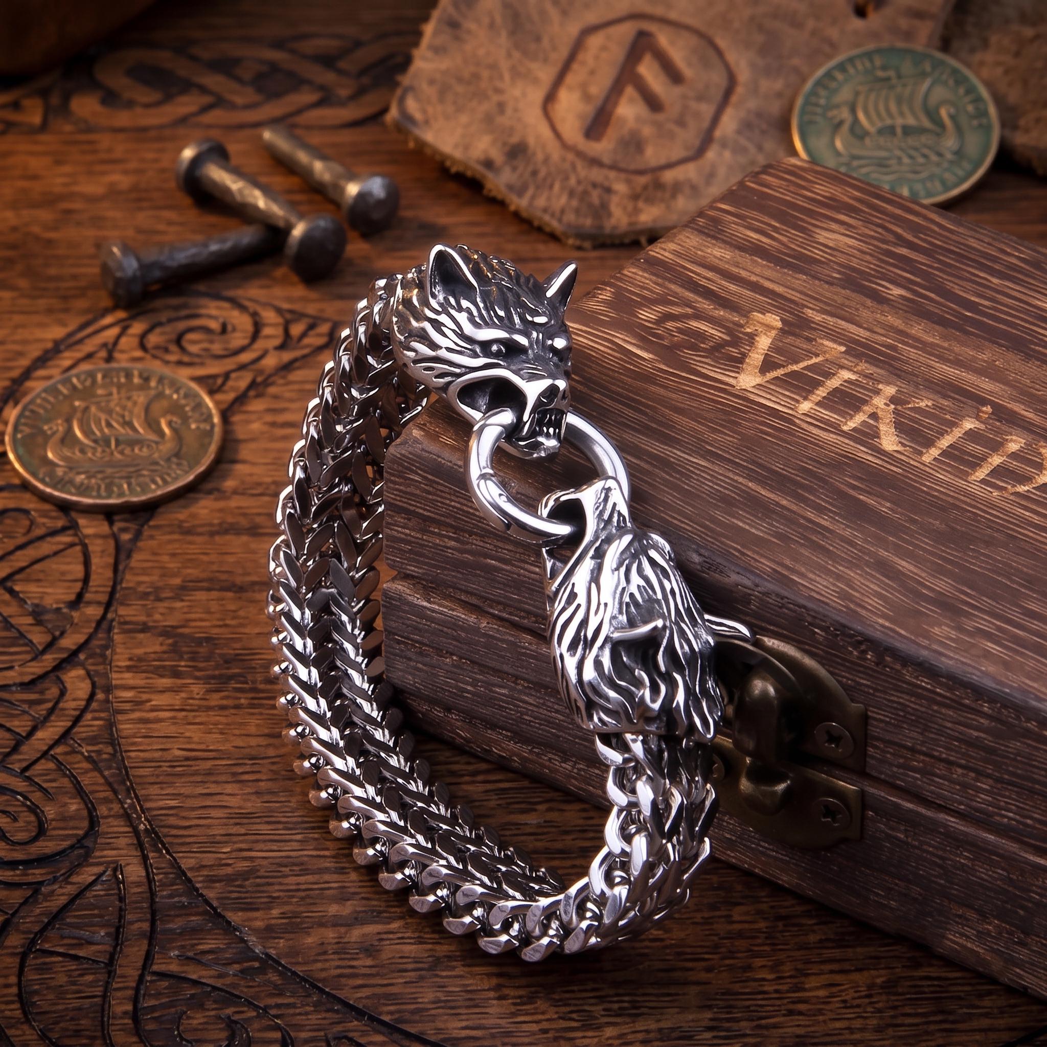 Viking Ring - Norse Viking stainless steel spinner rings /wedding /anniversary