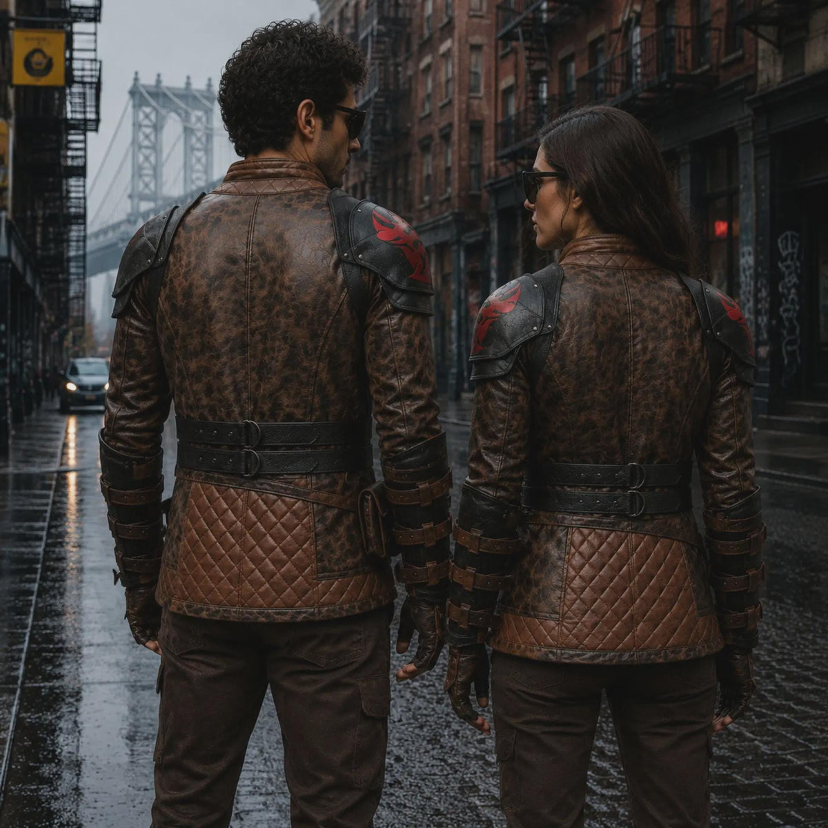 Viking Jacket - Handmade Warrior Medieval Leather Coat, Unisex Ranger Combat Quilted Viking Cosplay