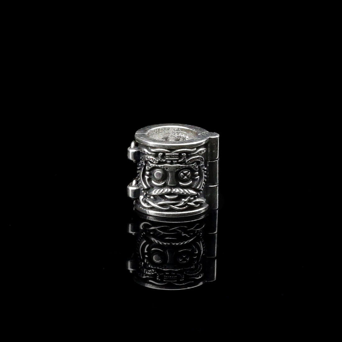 Viking Odin Jewelry Accessory - Viking Beard Bead and Hair Beads: Odin & Valknut Design