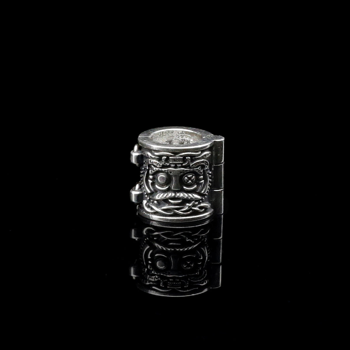 Viking Odin Jewelry Accessory - Viking Beard Bead and Hair Beads: Odin & Valknut Design