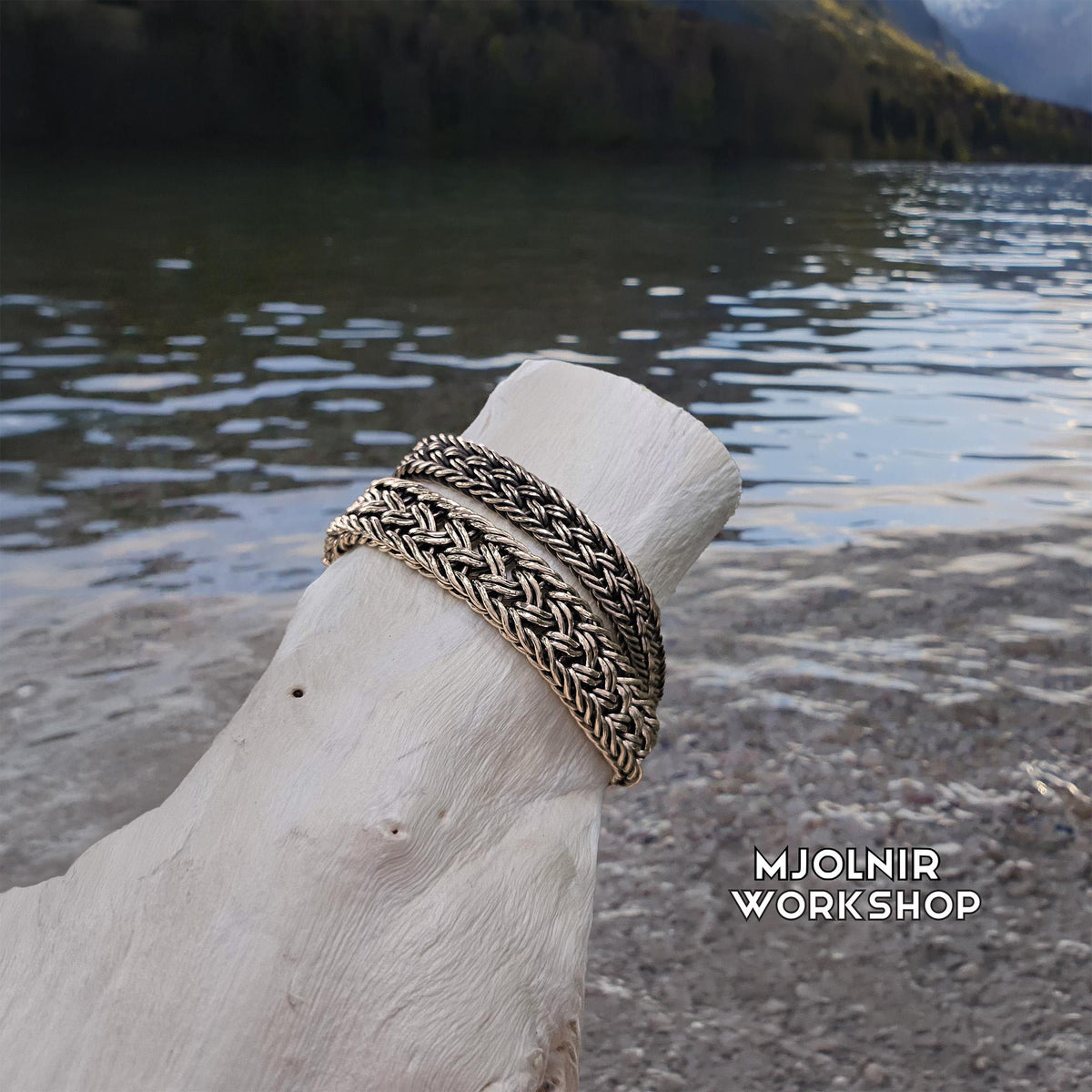 Viking Ring - Bronze Braided Viking Bracelet: Mammen Style Norse Arm Ring