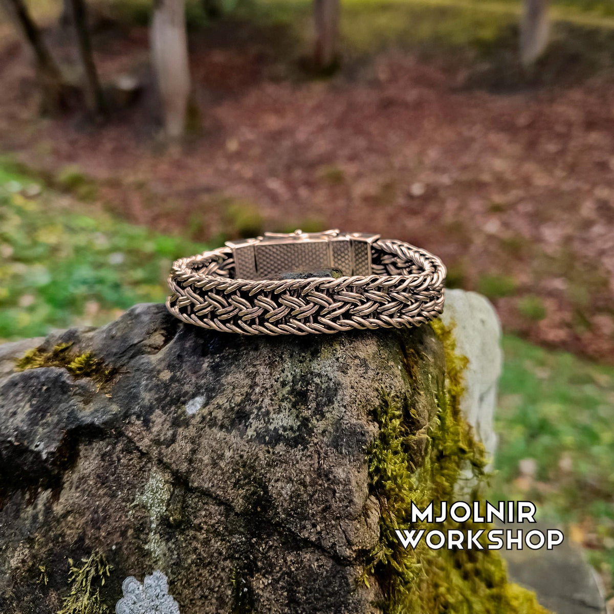 Viking Ring - Bronze Braided Viking Bracelet: Mammen Style Norse Arm Ring