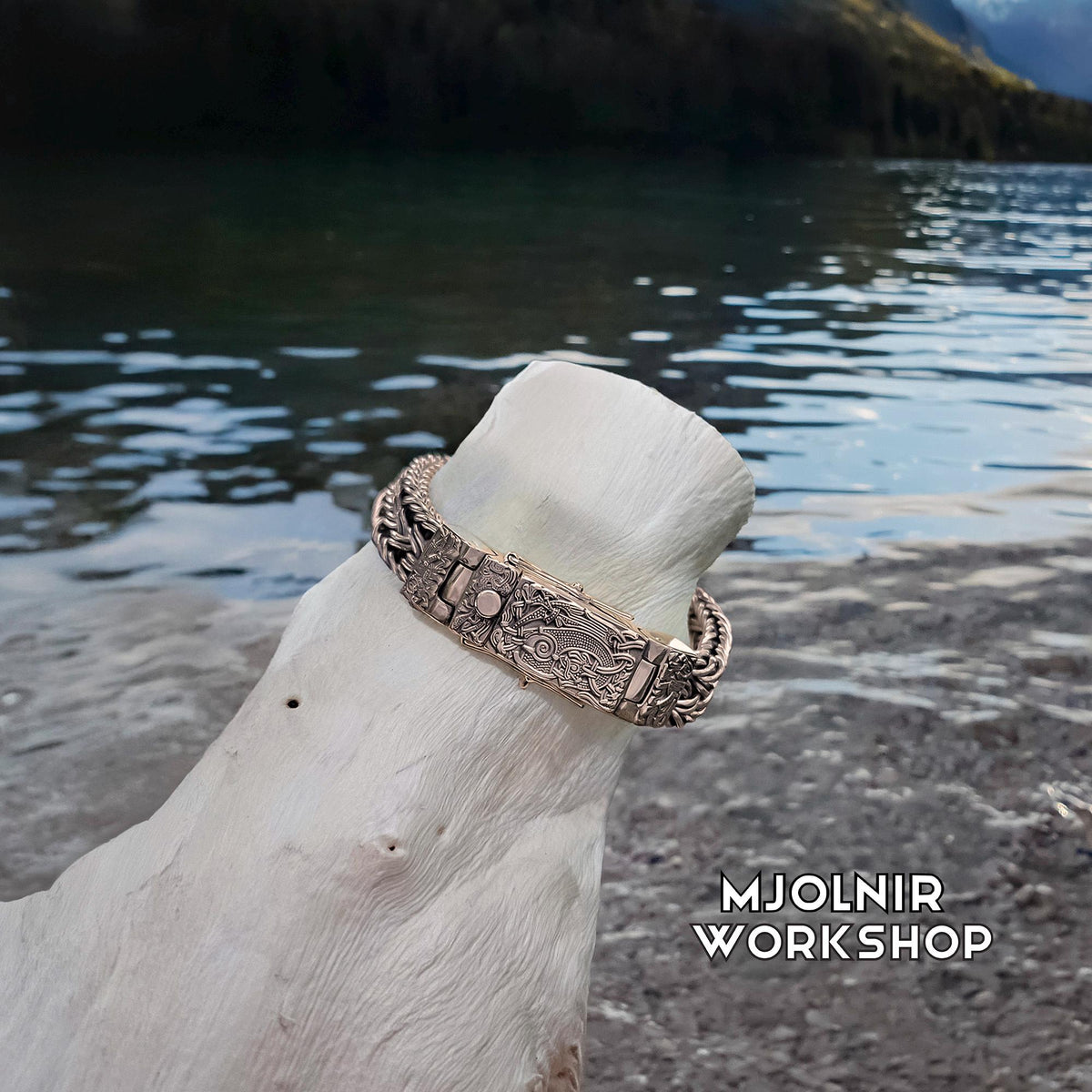 Viking Ring - Bronze Braided Viking Bracelet: Mammen Style Norse Arm Ring