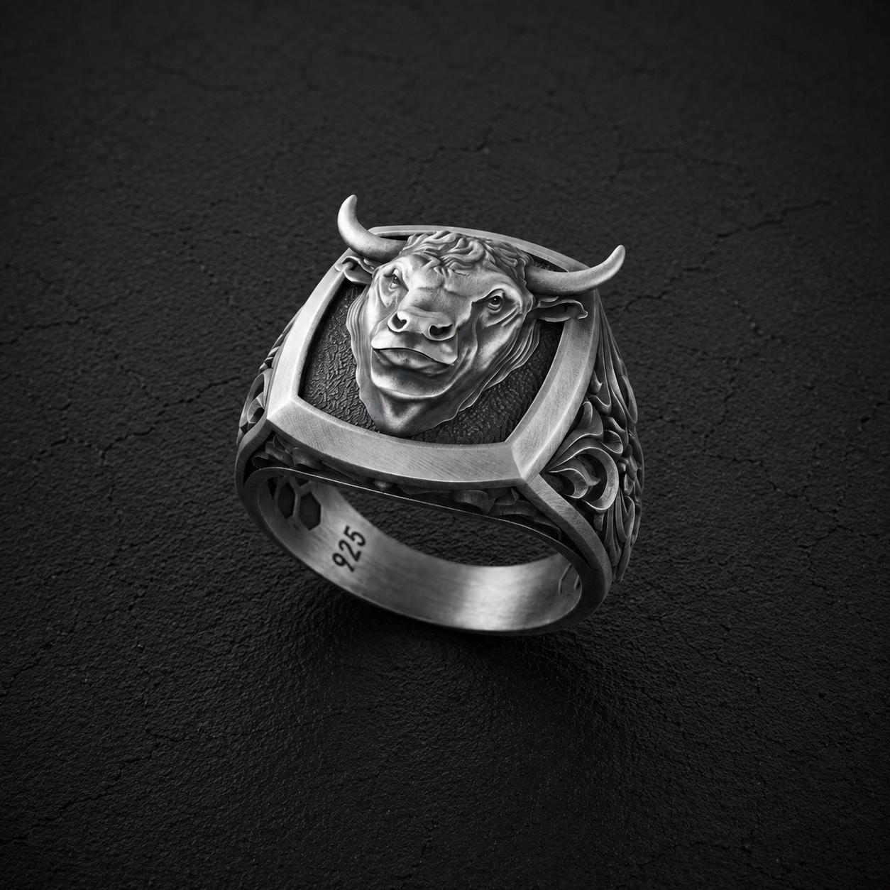 Viking Ring - 14k gold dwarven ring, brutalist signet ruby gemstone ring, fantasy viking nordic