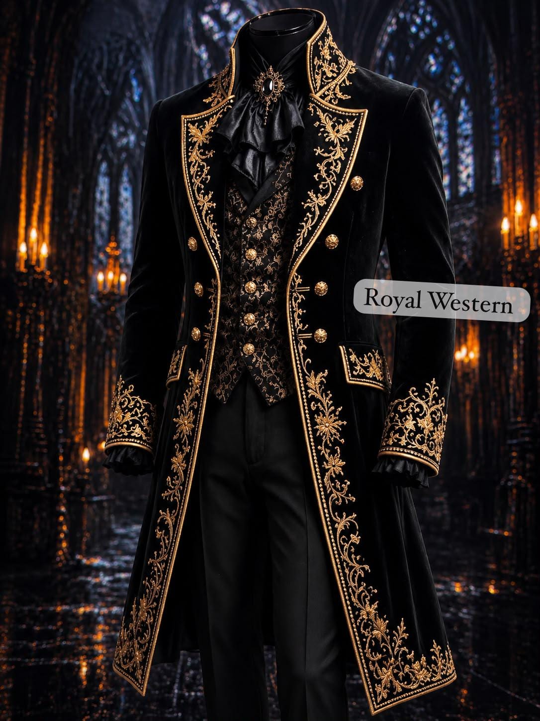 Viking Jacket - Handmade Viking Leather Jacket for Men Norse Warrior Fur Collar Coat, Medieval