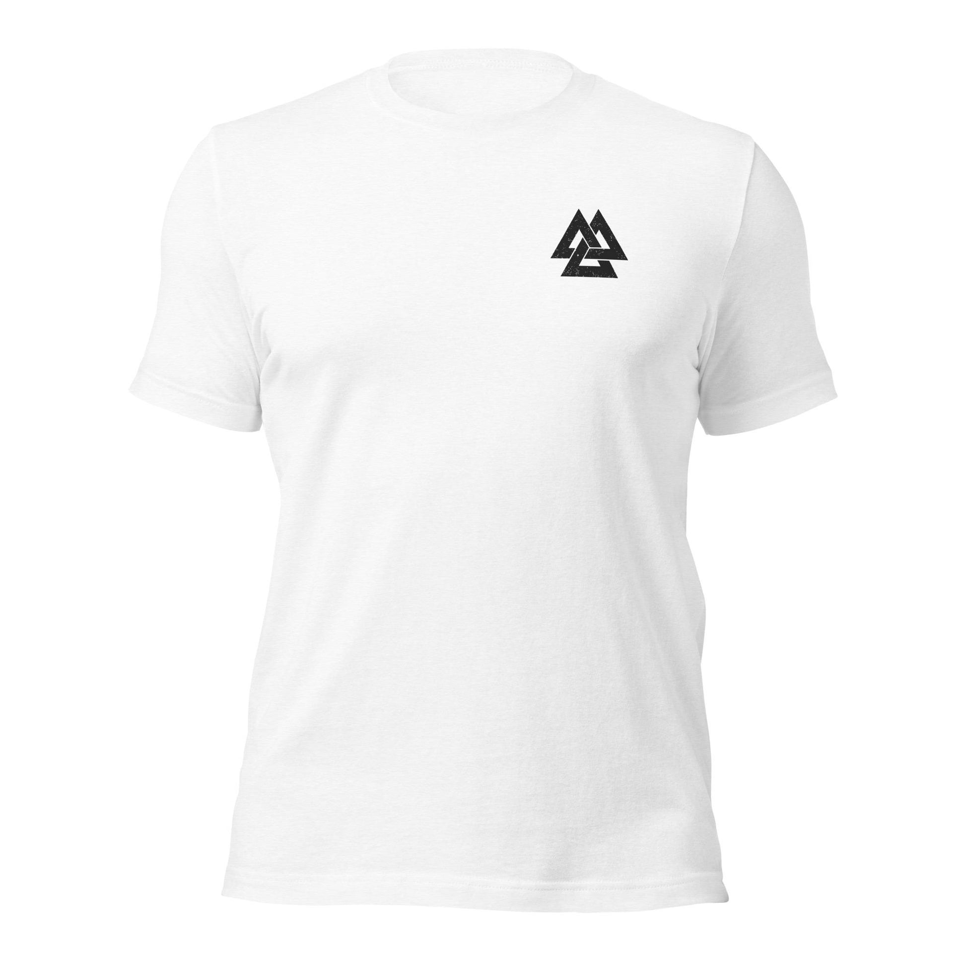 Viking Valknut T-Shirt - Valknut T-Shirt - Bound for Valhalla, Death’s Knot Norse Warrior Tee