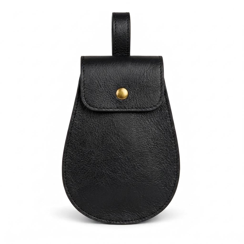 Viking Costume & LARP - Handmade Medieval Viking Leather Accessories Set, Genuine Cowhide Belt