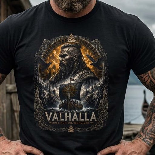 Viking T-Shirt - Viking Shirt for Women - Wild Shieldmaiden, Shieldmaiden Shirt, Viking T-Shirt