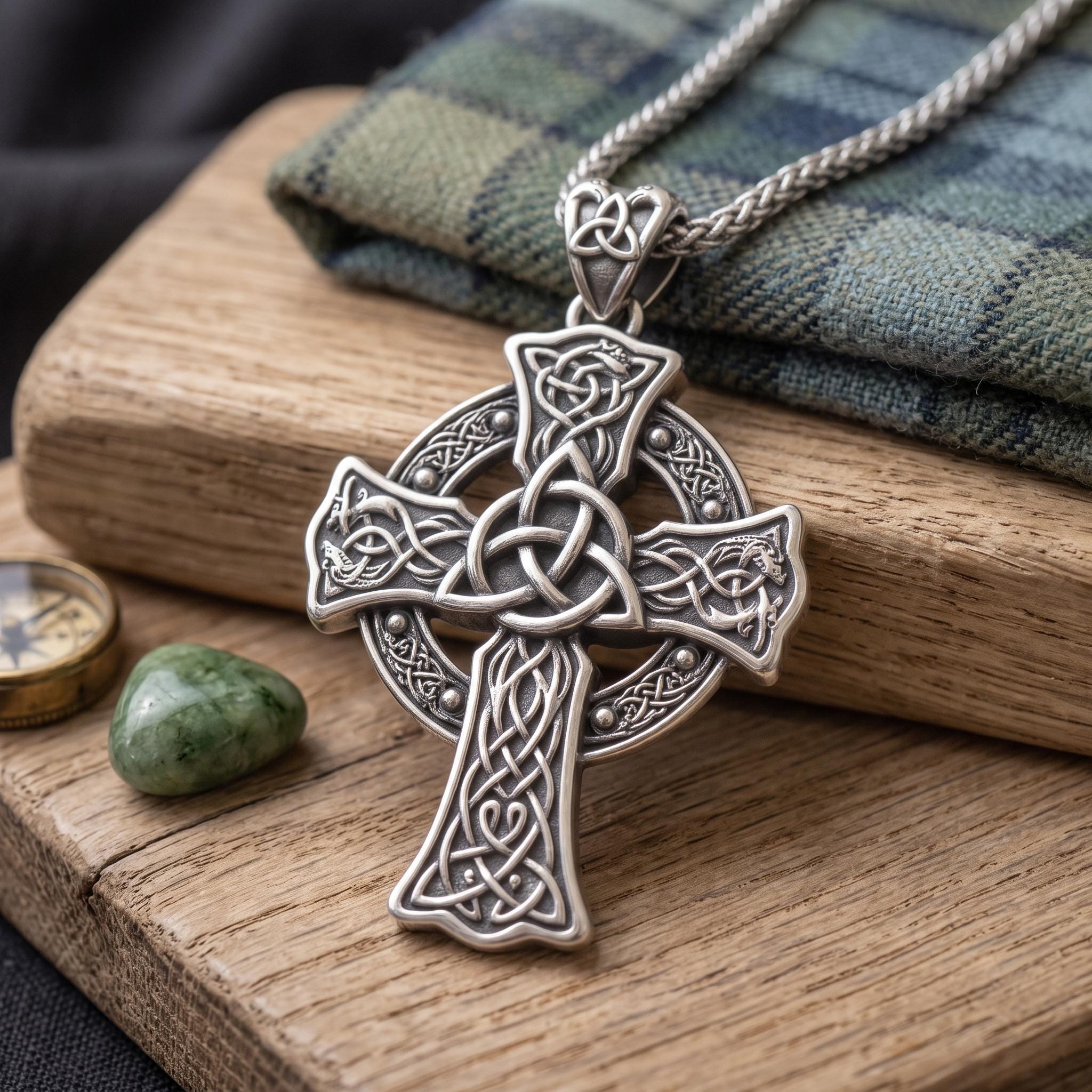 Viking Raven Ring - Raven Celtic Knot Ring, Viking Raven Band, Oxidized Silver Ring, Norse Celtic