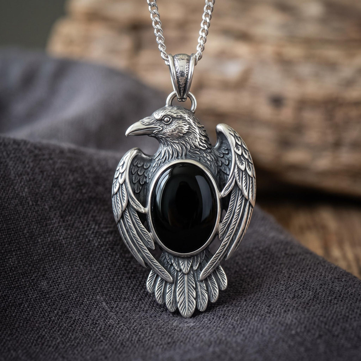 Viking Raven Ring - Sterling Silver Raven Ring, Celtic Knot Ring, Viking Raven Ring, Gothic Mens