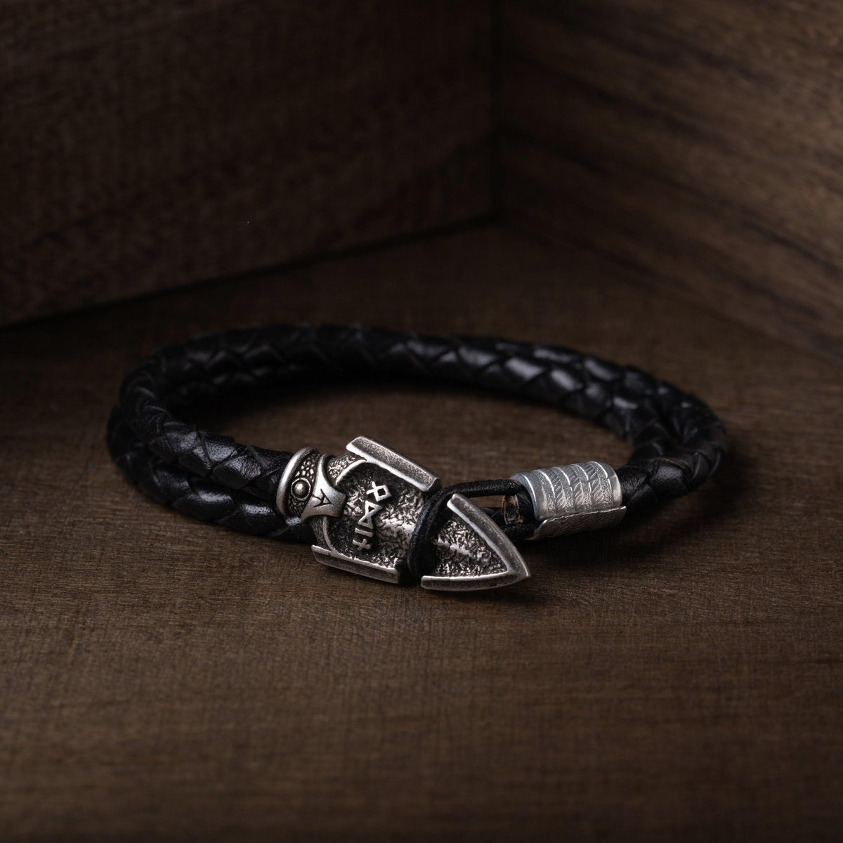 Viking Odin Bracelet - Viking Bracelet with Odin's Spear Gungnir Gift for Men and Women Norse