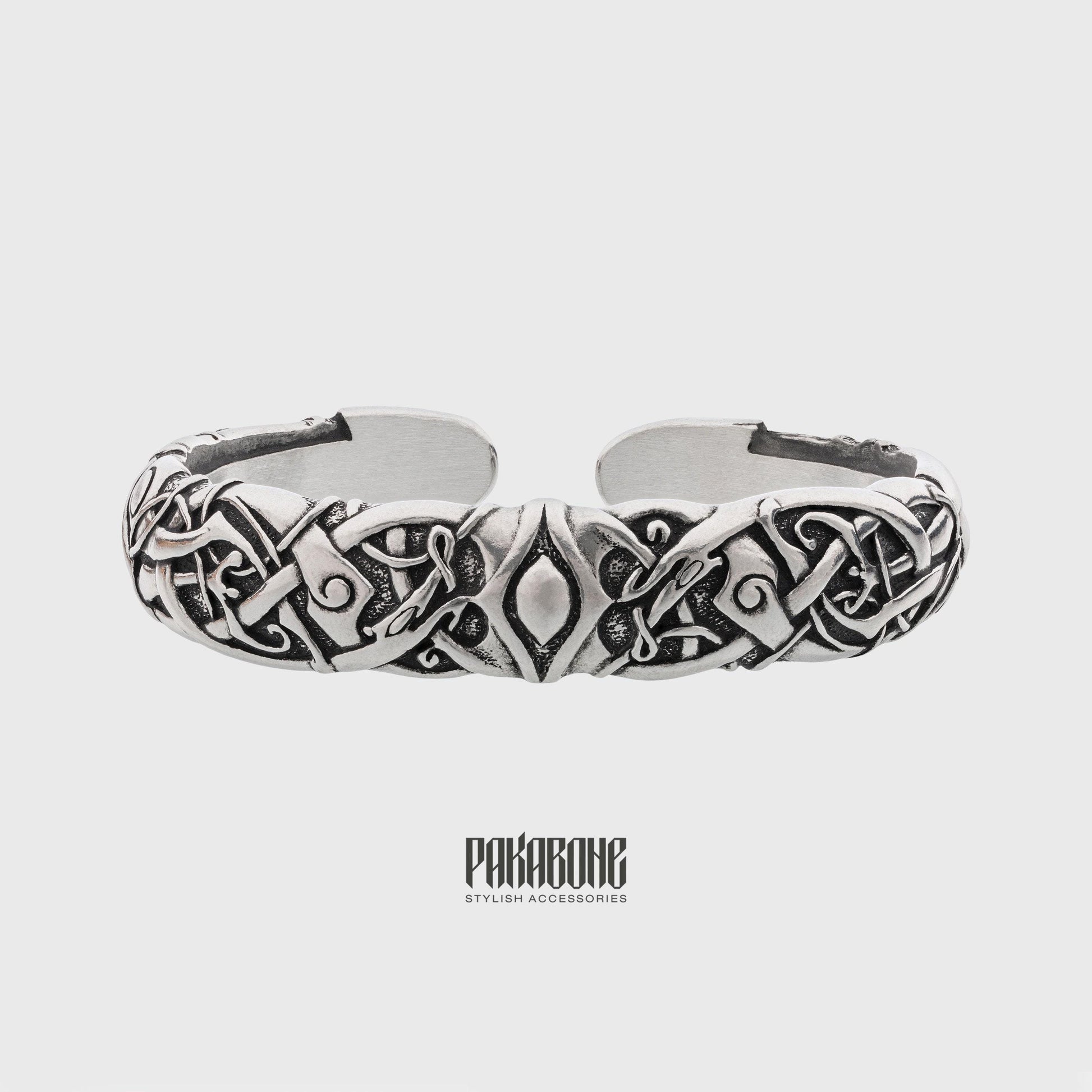Viking Ring - Viking Oath Ring Bracelet, Urnes Style Norse Arm Ring, Scandinavian Pagan Cuff
