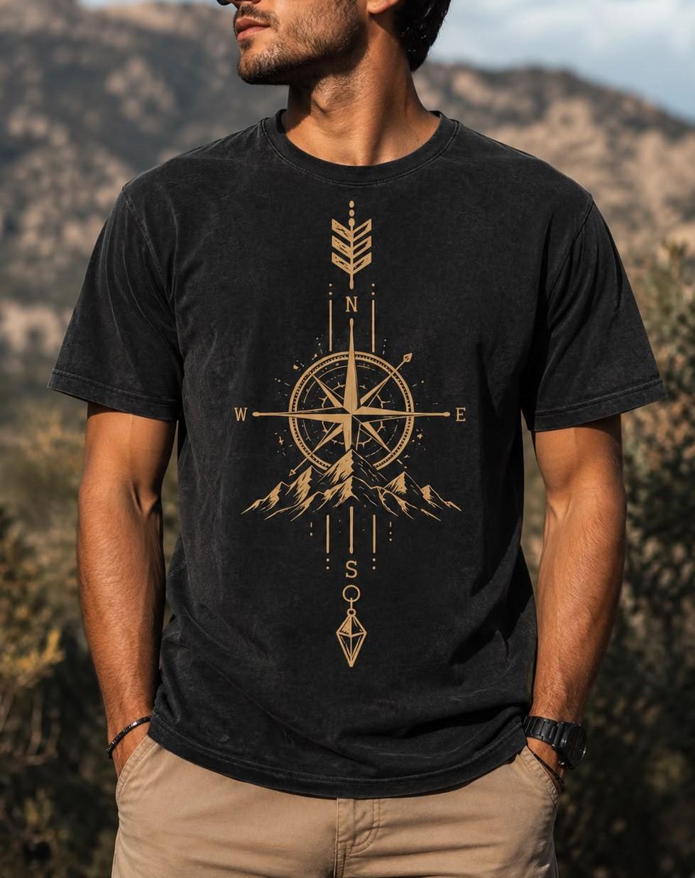 Viking Thor's Hammer T-Shirt - Mjolnir Thor Hammer Viking Shirt, Norse Mythology T-Shirt, Nordic