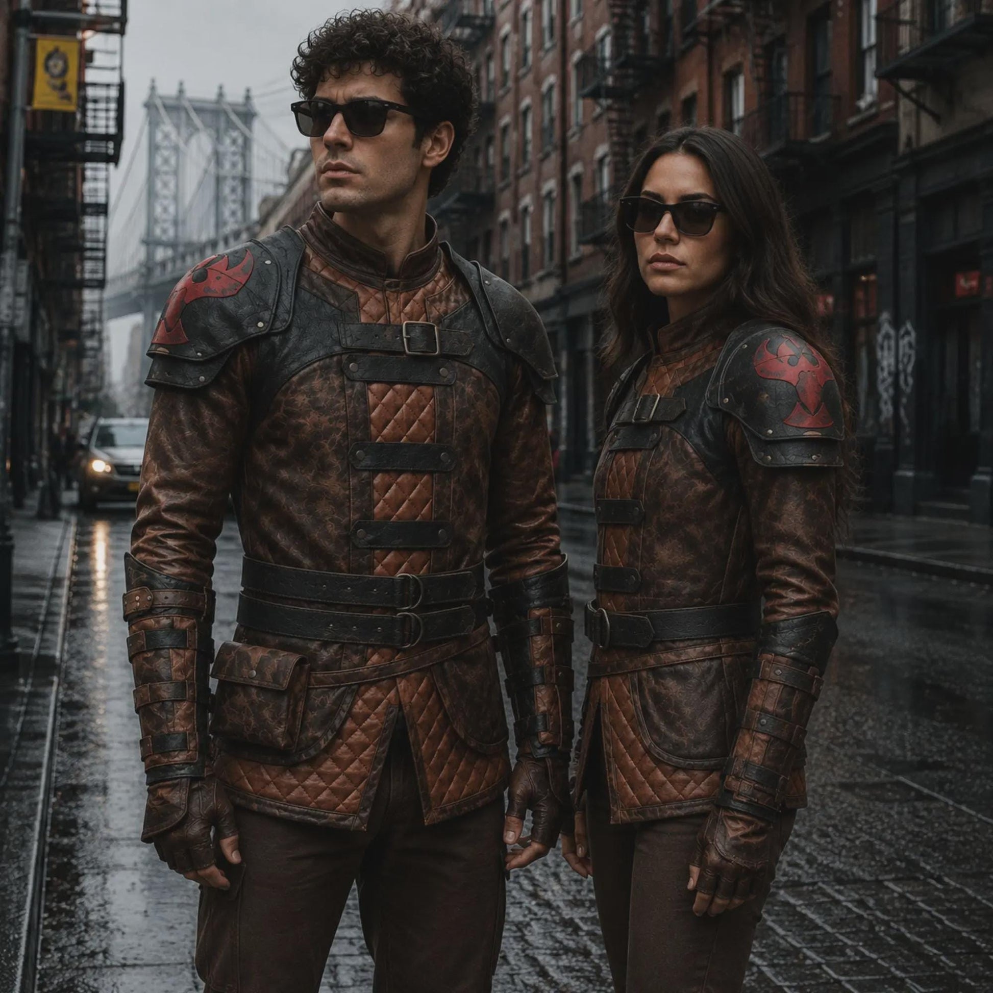 Viking Jacket - Handmade Warrior Medieval Leather Coat, Unisex Ranger Combat Quilted Viking Cosplay
