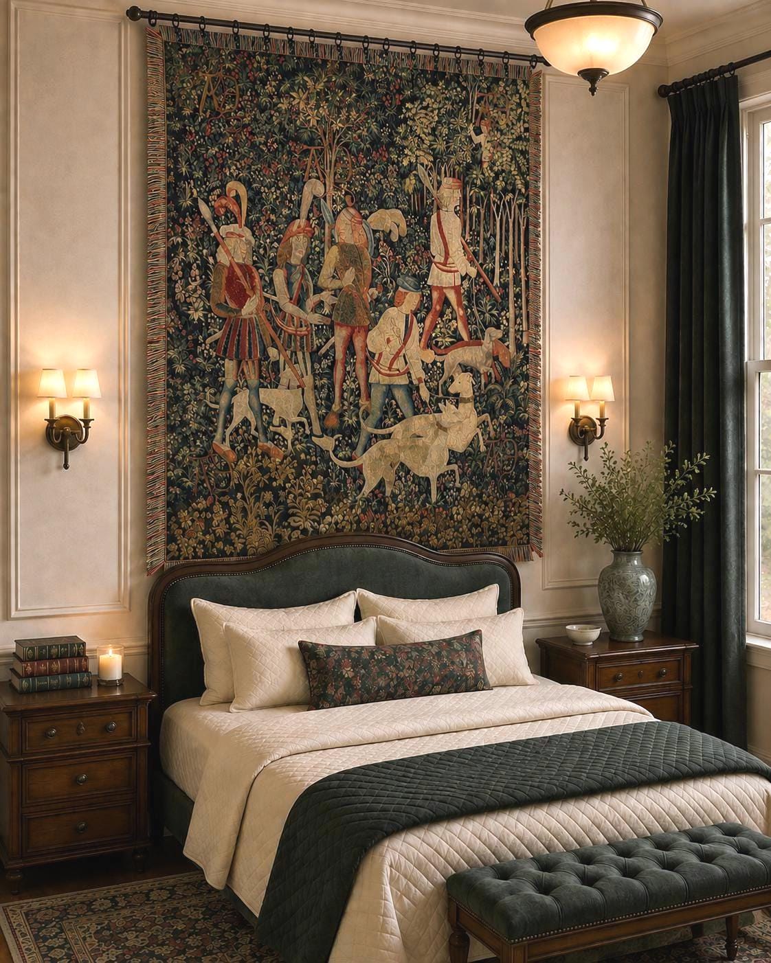 Viking Blanket - Norse Mythology Woven Blanket, Viking Gods Tapestry, Historic Nordic Art Throw