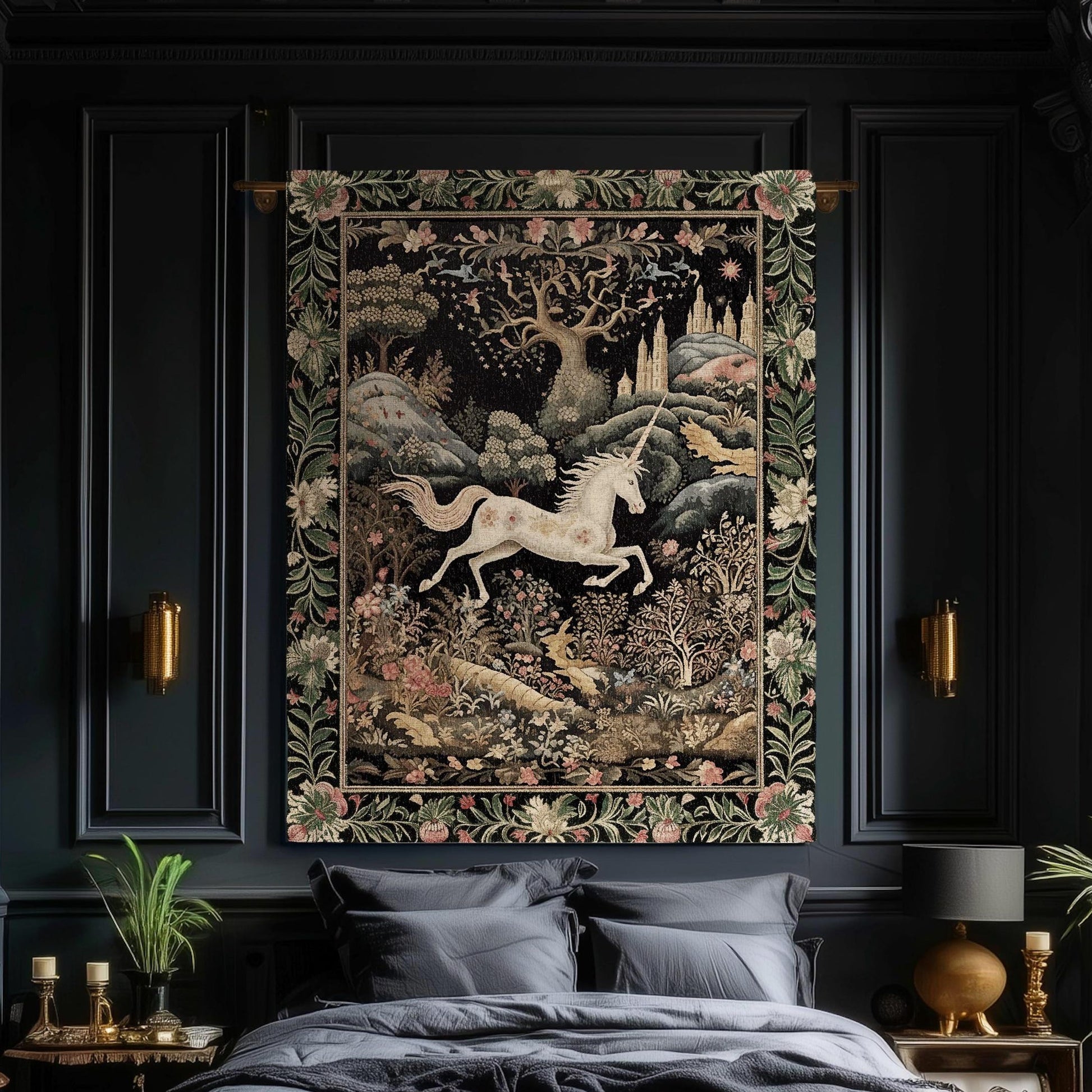 Viking Blanket - Norse Mythology Woven Blanket, Viking Gods Tapestry, Historic Nordic Art Throw