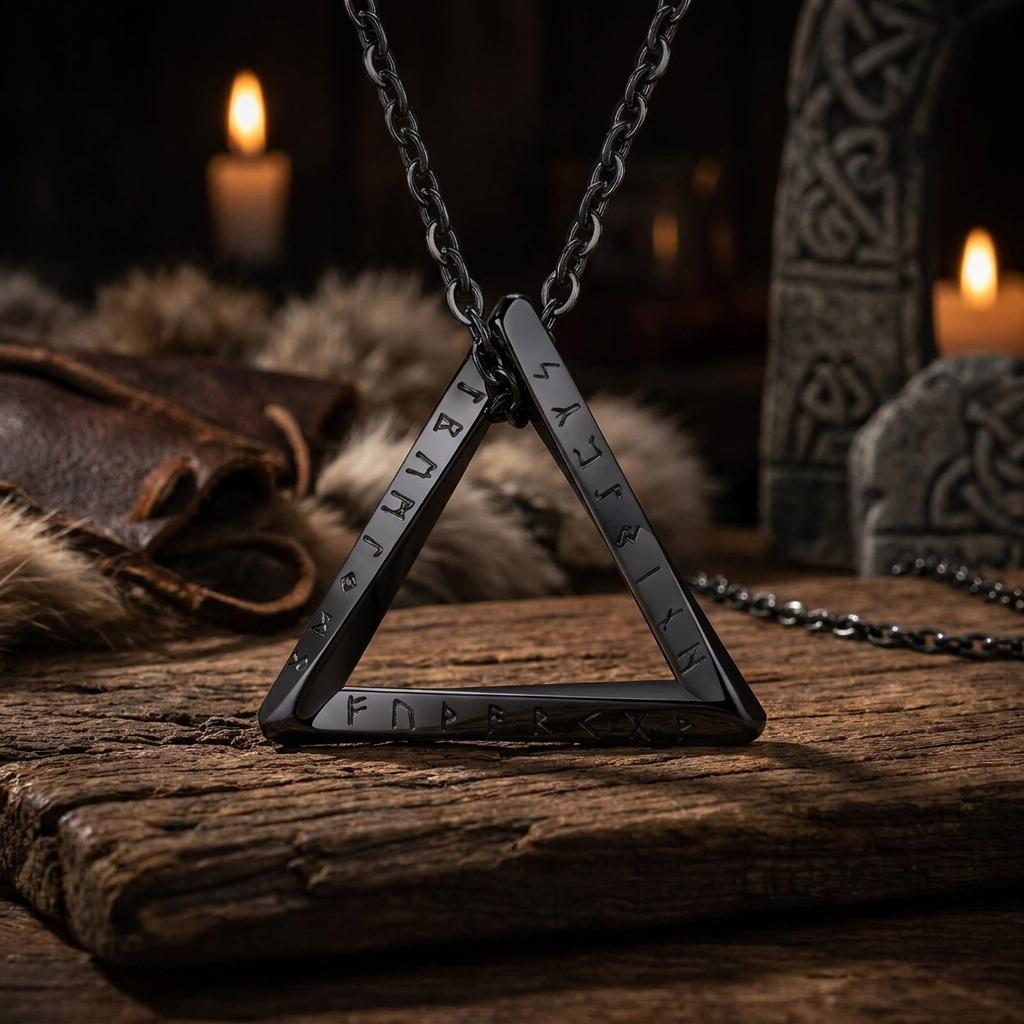 Viking Thor's Hammer Necklace - Thor's Hammer Necklace · Viking Mjolnir Pendant · Norse Rune
