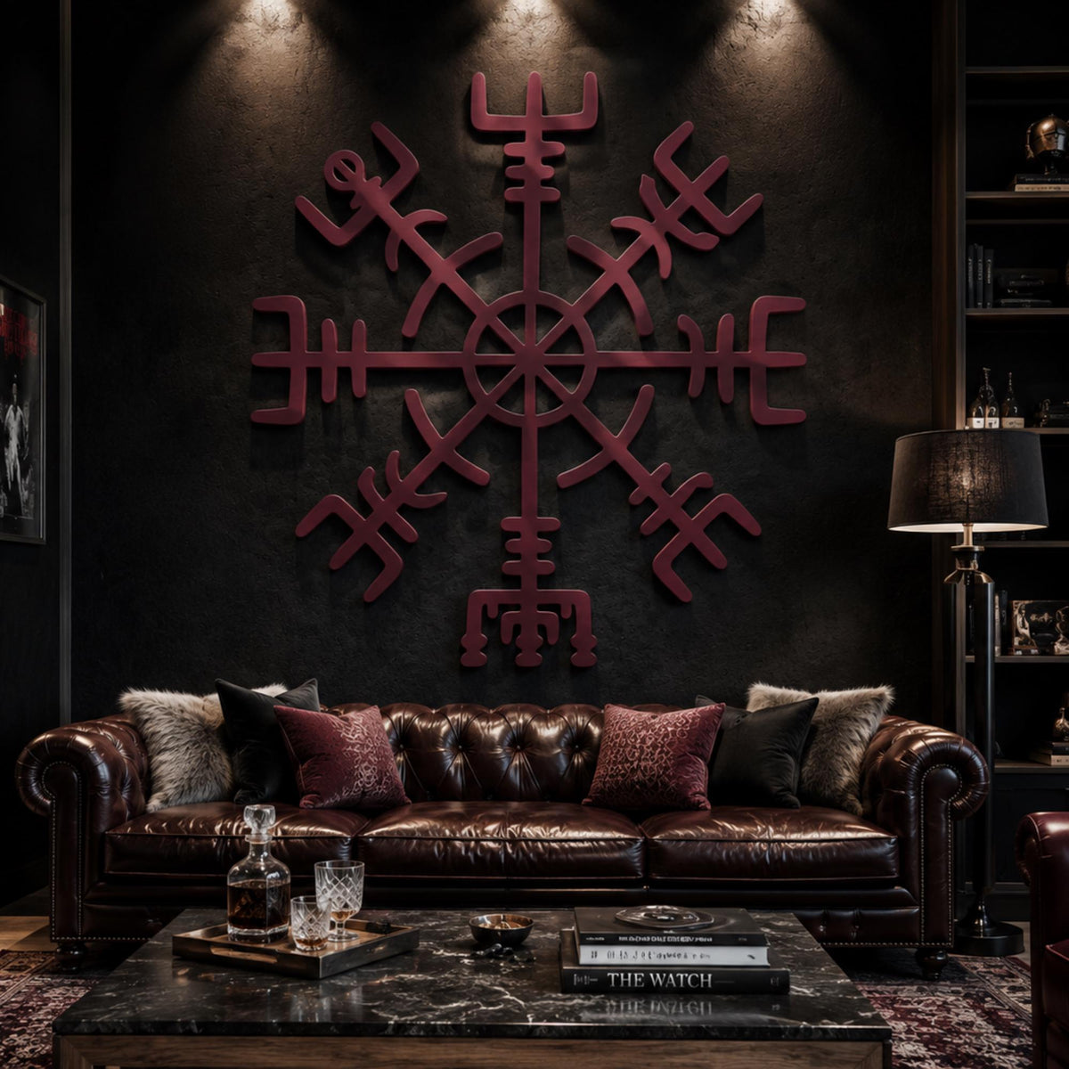 Viking Vegvisir Compass Home Decor - Vegvisir Metal Wall Art – Viking Norse Decor