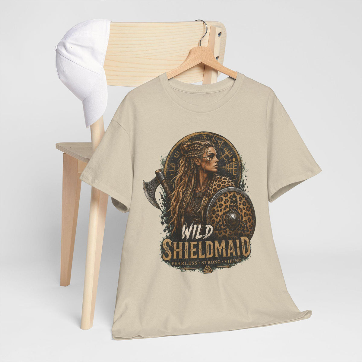 Viking T-Shirt - Viking Shirt for Women - Wild Shieldmaiden, Shieldmaiden Shirt, Viking T-Shirt