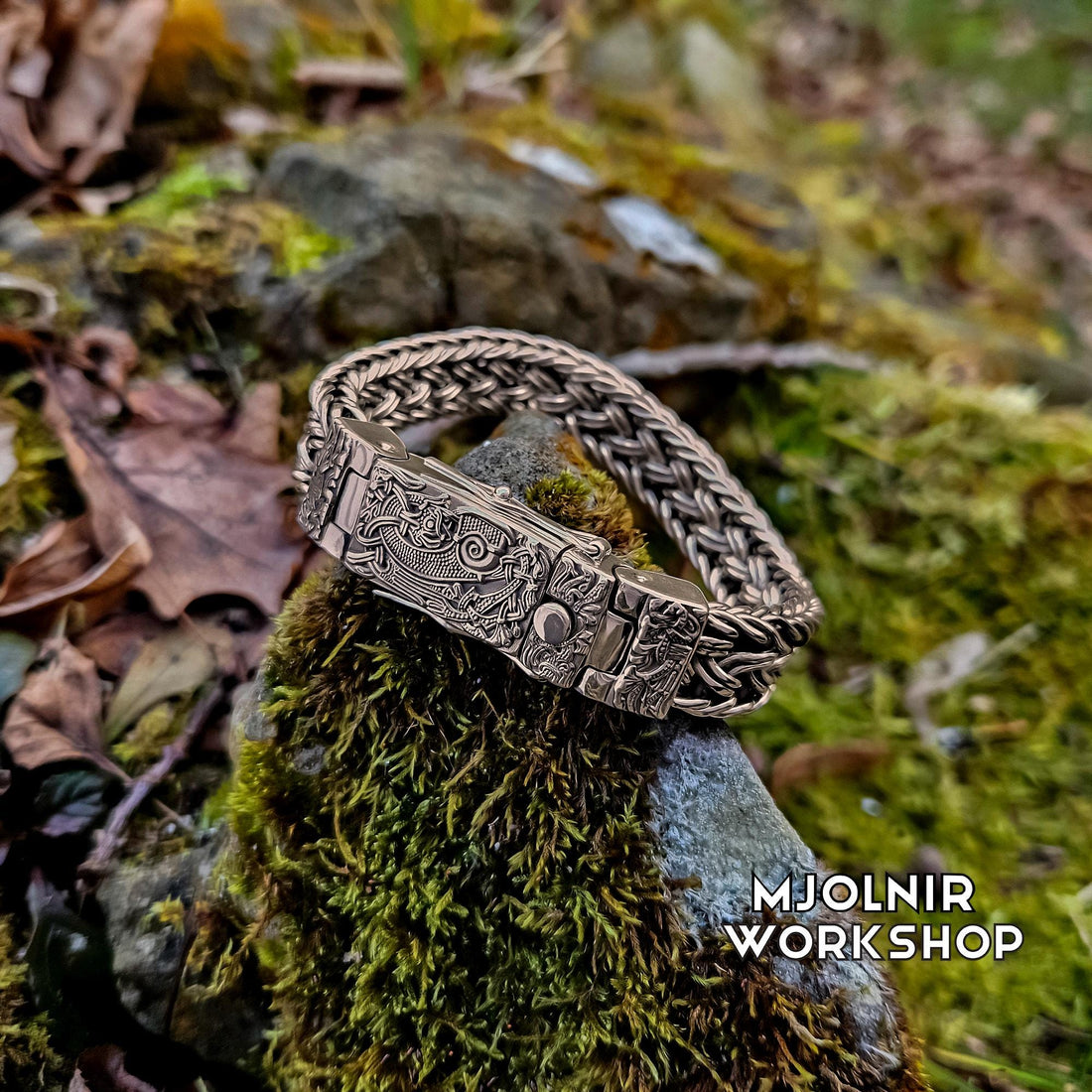 Viking Ring - Bronze Braided Viking Bracelet: Mammen Style Norse Arm Ring