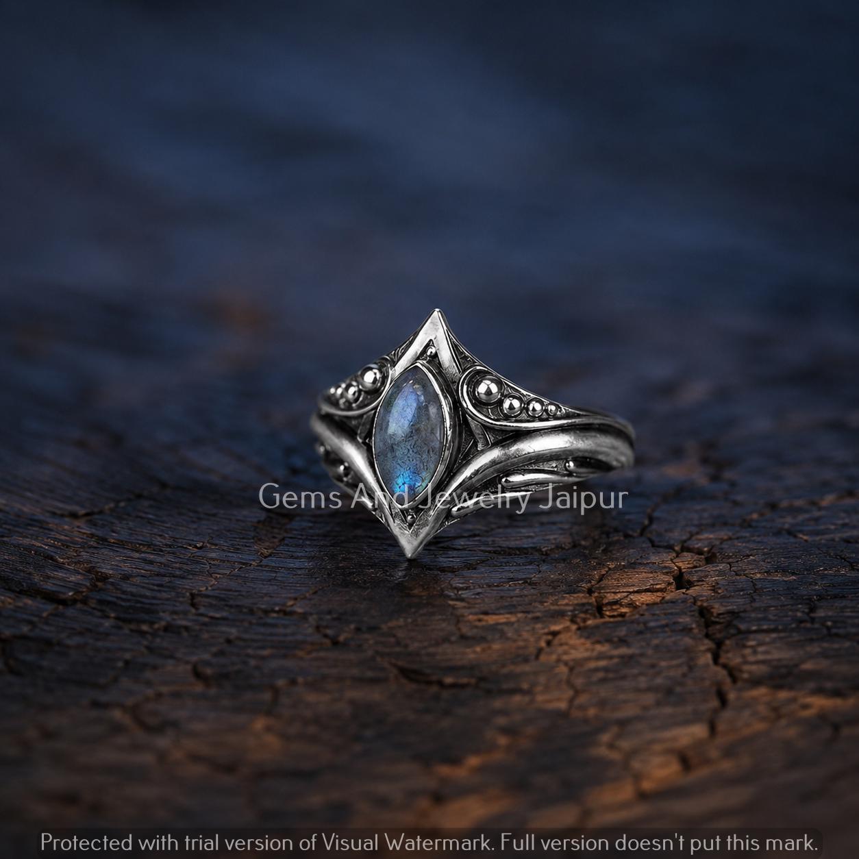 Viking Ring - Sterling Silver Gothic Cross Ring, Fleur De Lis Cross Ring, Medieval Cross Statement