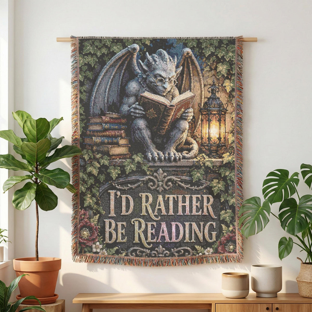 Viking Longship Blanket - Viking Longship Scene Woven Blanket, Norse Ships Aurora Tapestry Throw