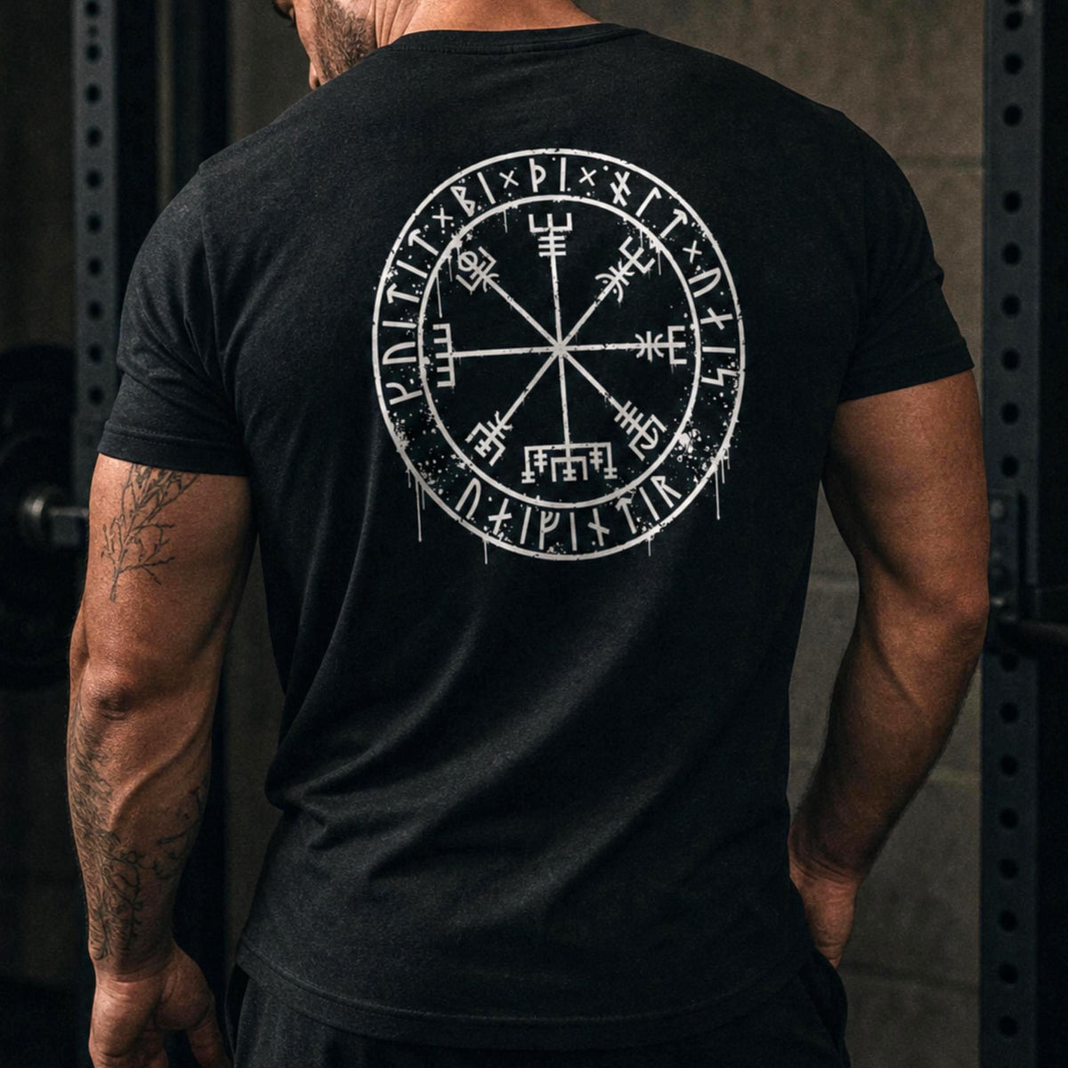 Viking Valknut T-Shirt - Valknut T-Shirt - Bound for Valhalla, Death’s Knot Norse Warrior Tee