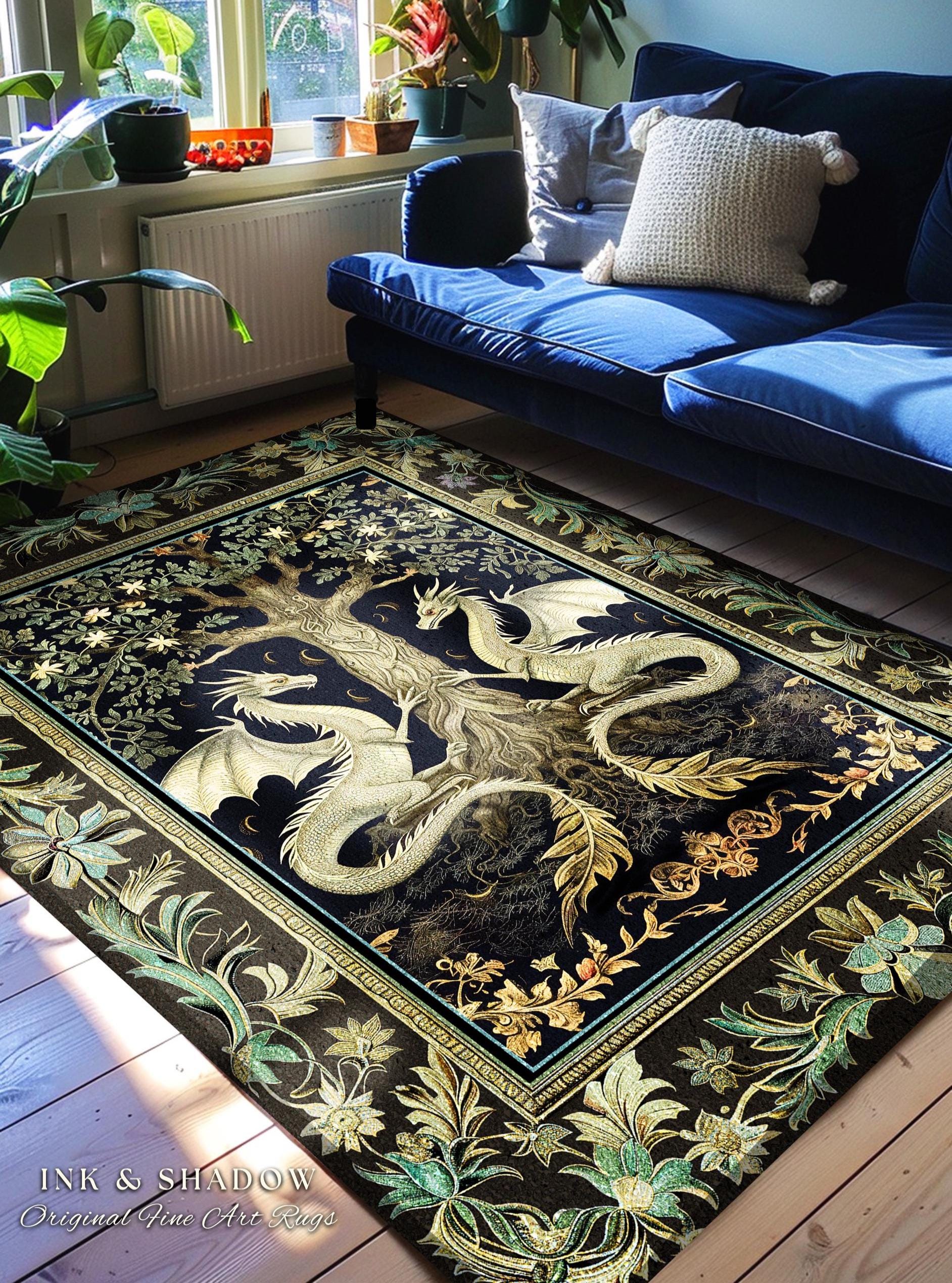 Viking Rug - Viking Art Rug: Norse Pagan Shield, 3D Print Floor Decor