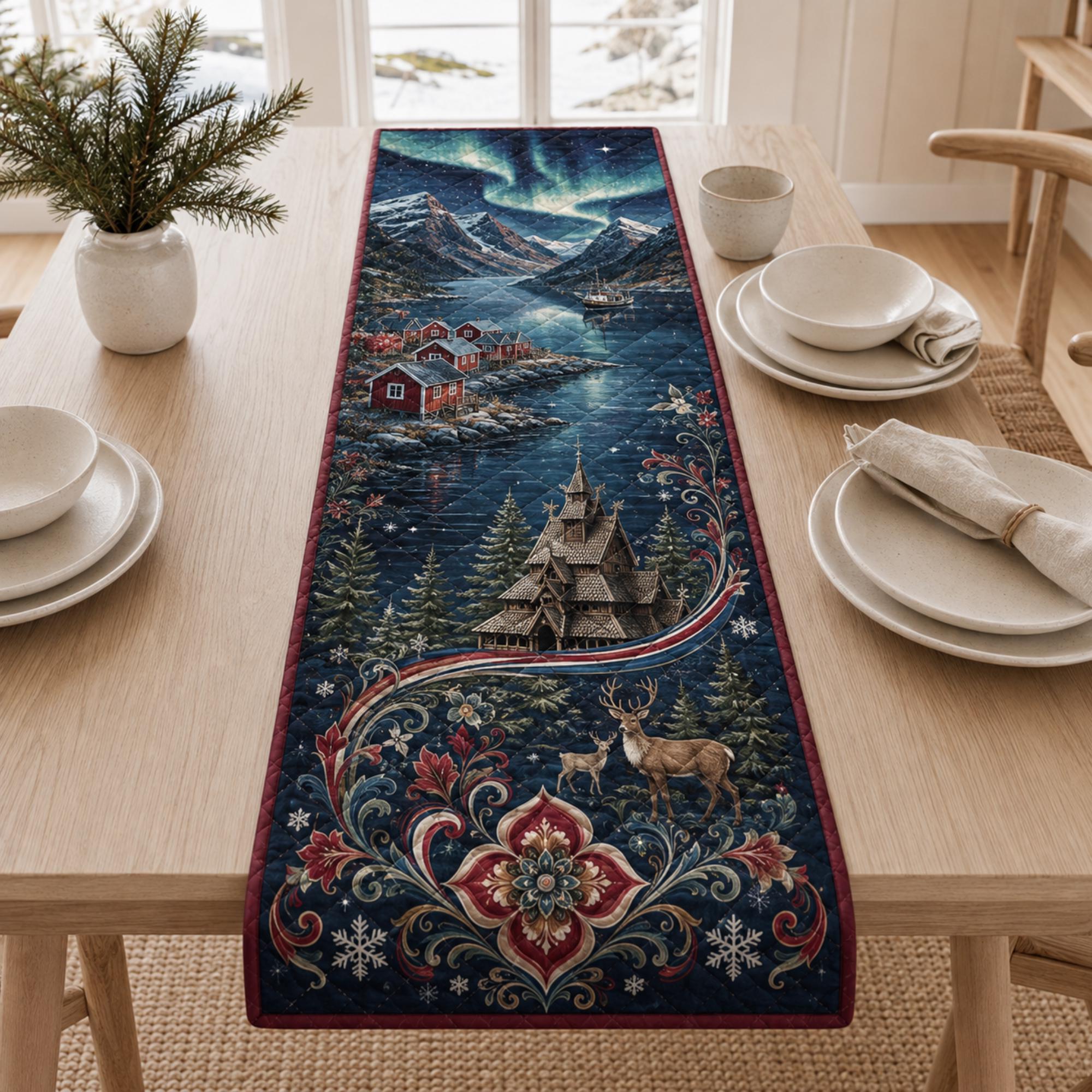 Viking Vegvisir Compass Rug - Viking Vegvisir Rug, Nordic Compass Area Carpet, Norse Mythology Home