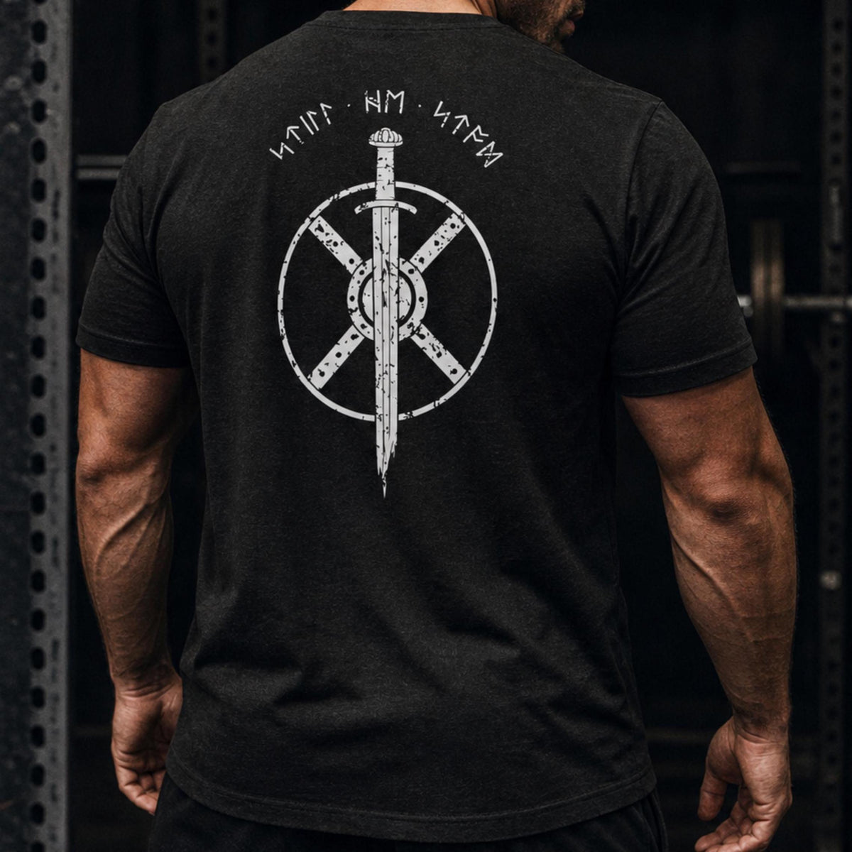 Viking Valknut T-Shirt - Valknut T-Shirt - Bound for Valhalla, Death’s Knot Norse Warrior Tee