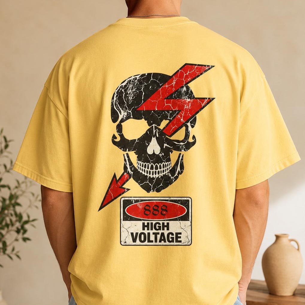 Viking T-Shirt - Viking Skull Oversized T-Shirt