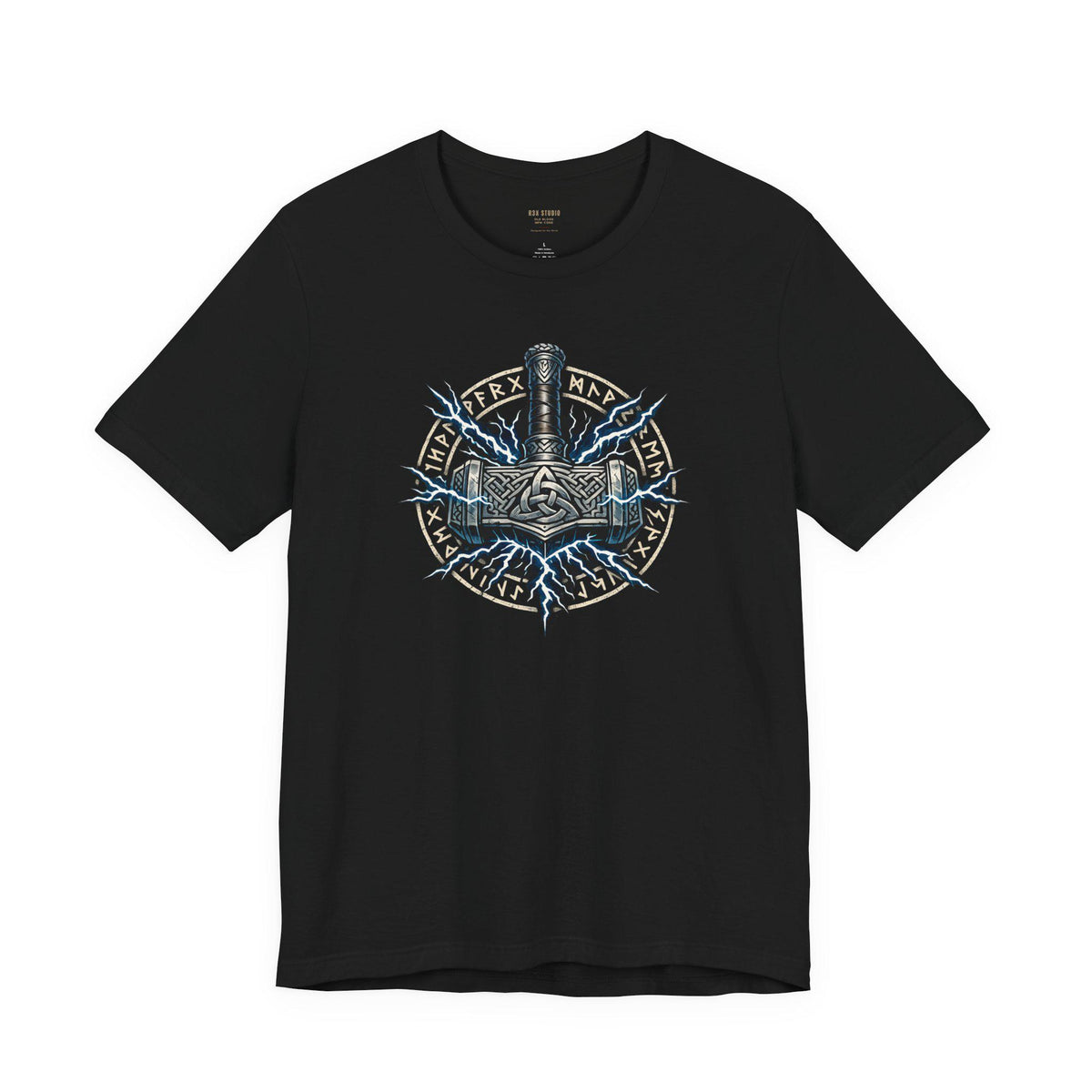 Viking Thor's Hammer T-Shirt - Mjolnir Thor Hammer Viking Shirt, Norse Mythology T-Shirt, Nordic