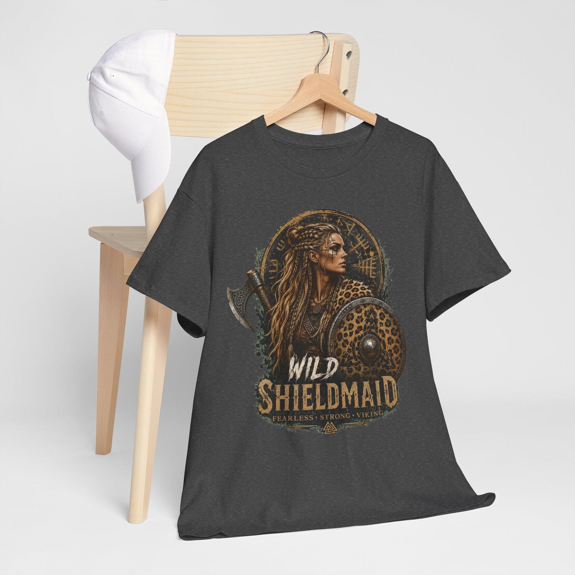 Viking T-Shirt - Viking Shirt for Women - Wild Shieldmaiden, Shieldmaiden Shirt, Viking T-Shirt