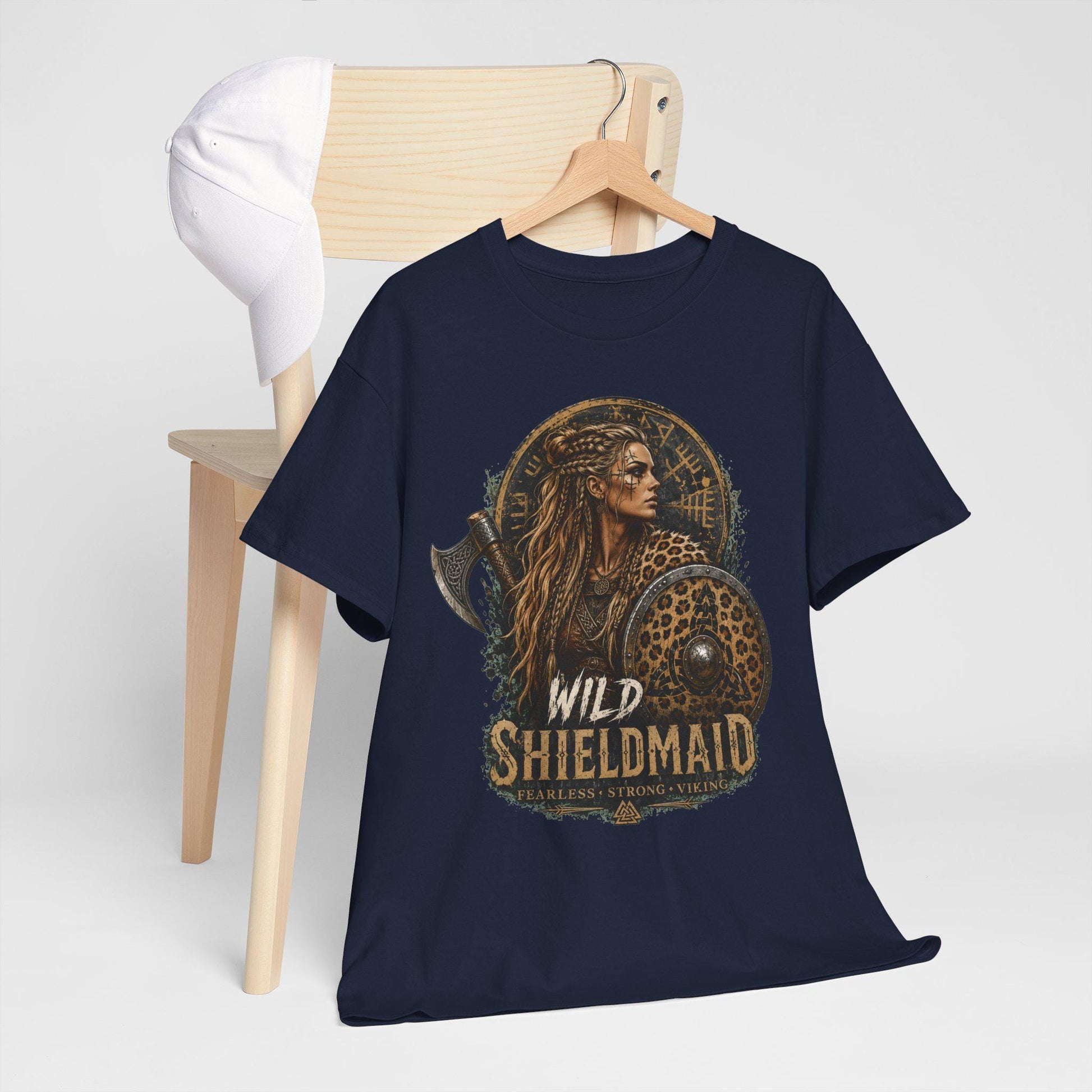 Viking T-Shirt - Viking Shirt for Women - Wild Shieldmaiden, Shieldmaiden Shirt, Viking T-Shirt