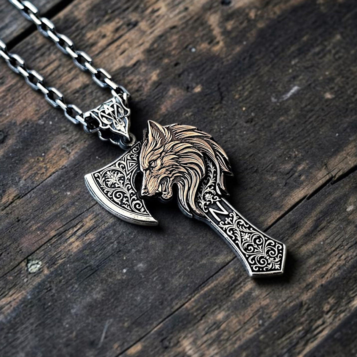 Viking Thor's Hammer Necklace - Personalized Viking Hammer Necklace, Mjolnir Pendant, Custom