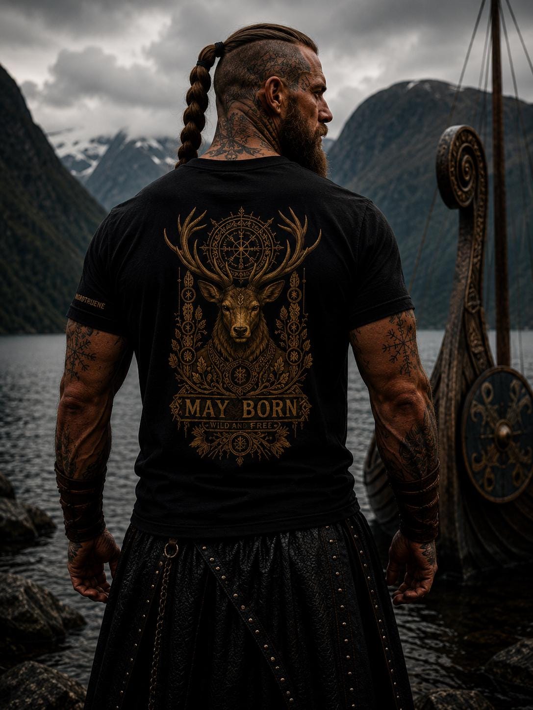 Viking Rune T-Shirt - September Born Viking T-Shirt, Rune Keeper Norse Shirt