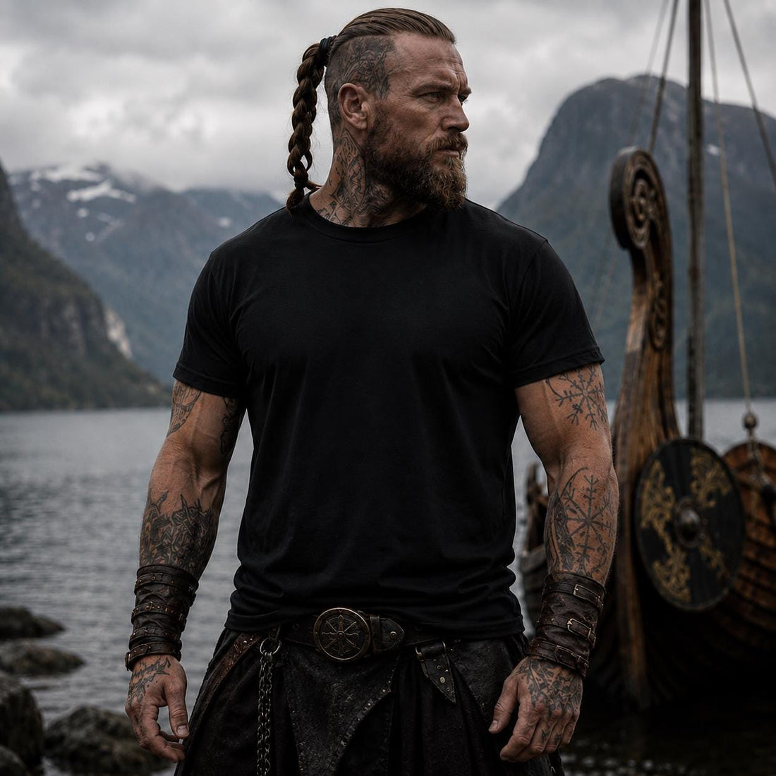Viking Rune T-Shirt - September Born Viking T-Shirt, Rune Keeper Norse Shirt