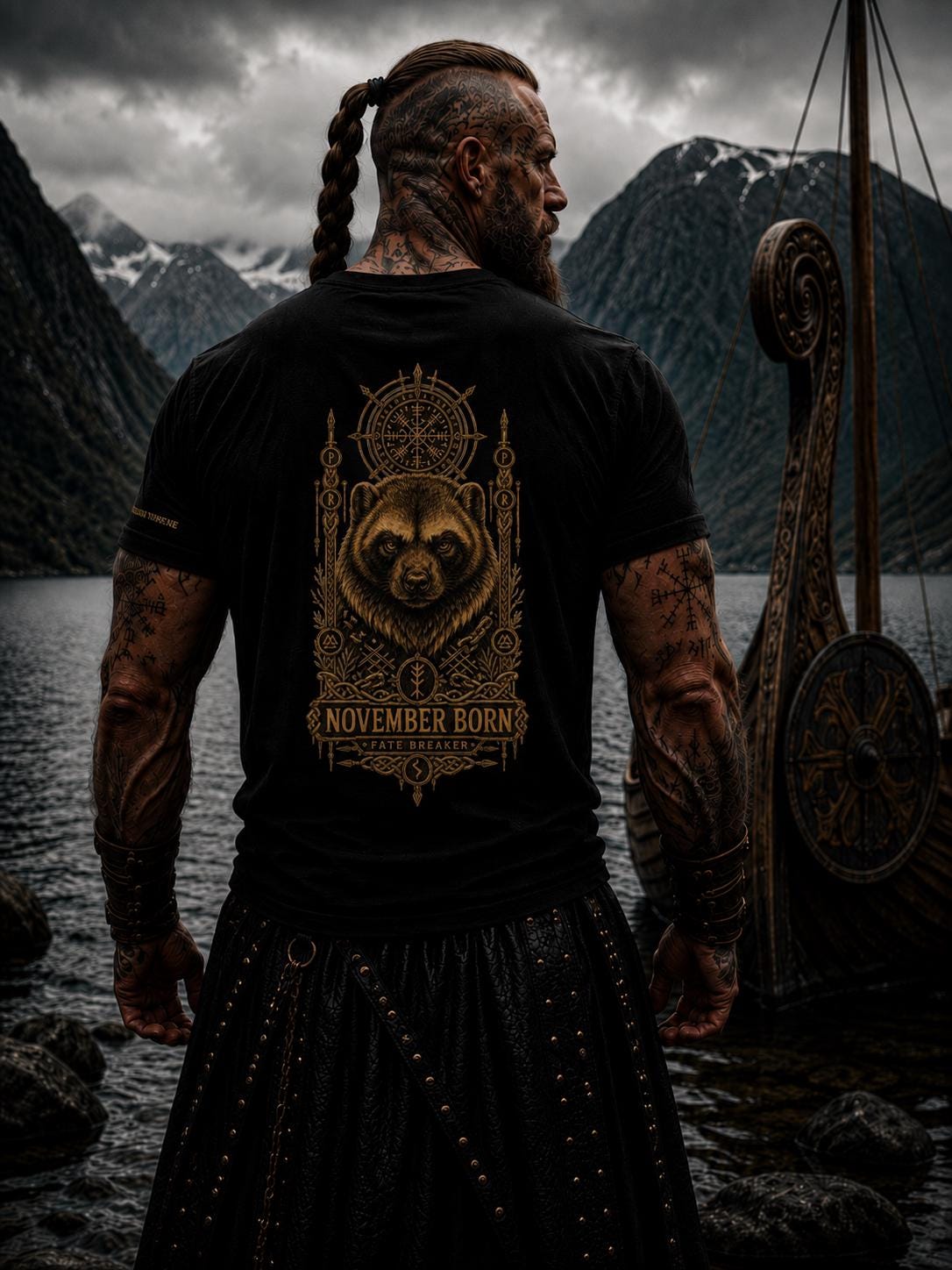 Viking Rune T-Shirt - September Born Viking T-Shirt, Rune Keeper Norse Shirt