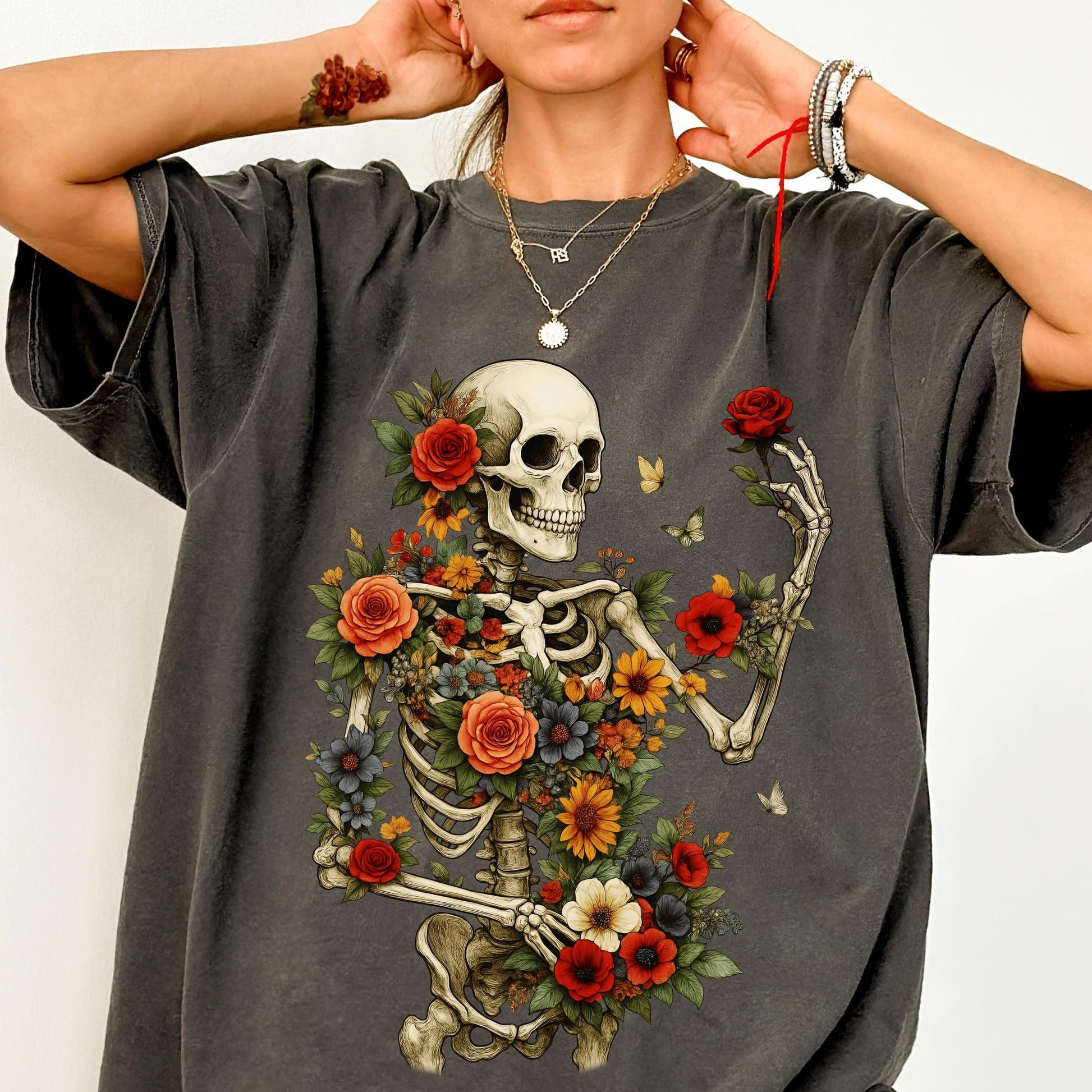 Viking T-Shirt - Viking Skull Oversized T-Shirt