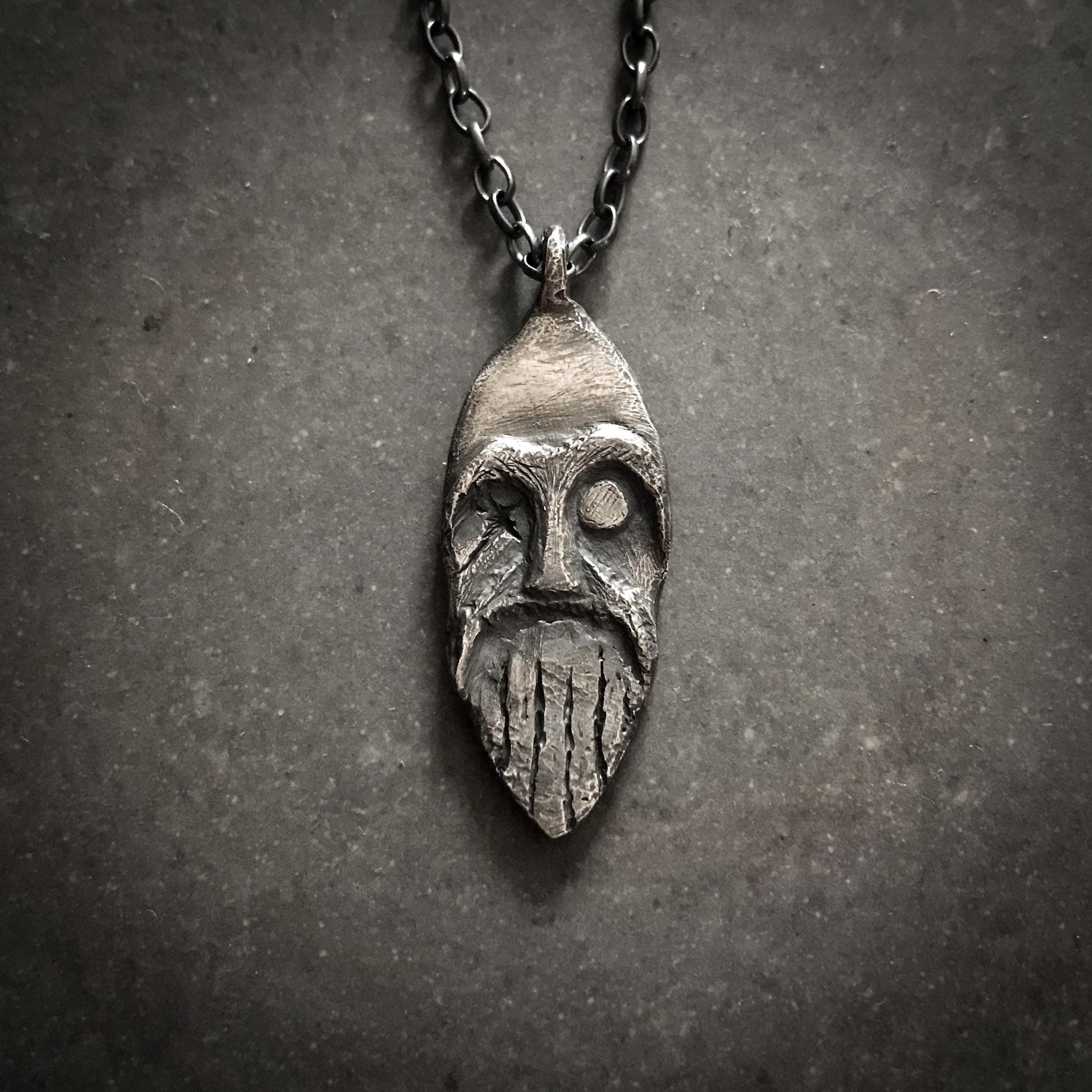 Viking Odin Necklace - Viking The Odin Pendant - Óðinn Amulet