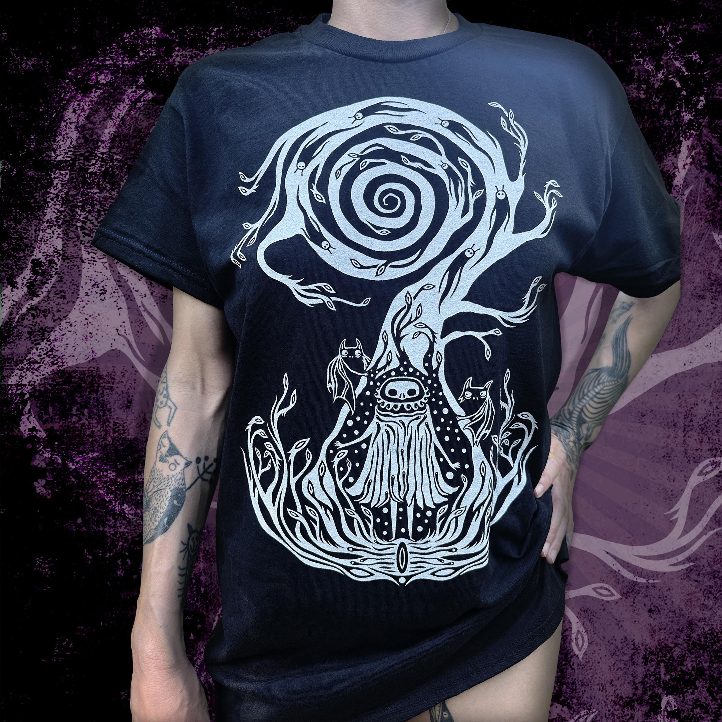 Viking Raven T-Shirt - Viking Warrior Shirt, Norse Raven Helmet, Warriors Knot- Norse Warrior T