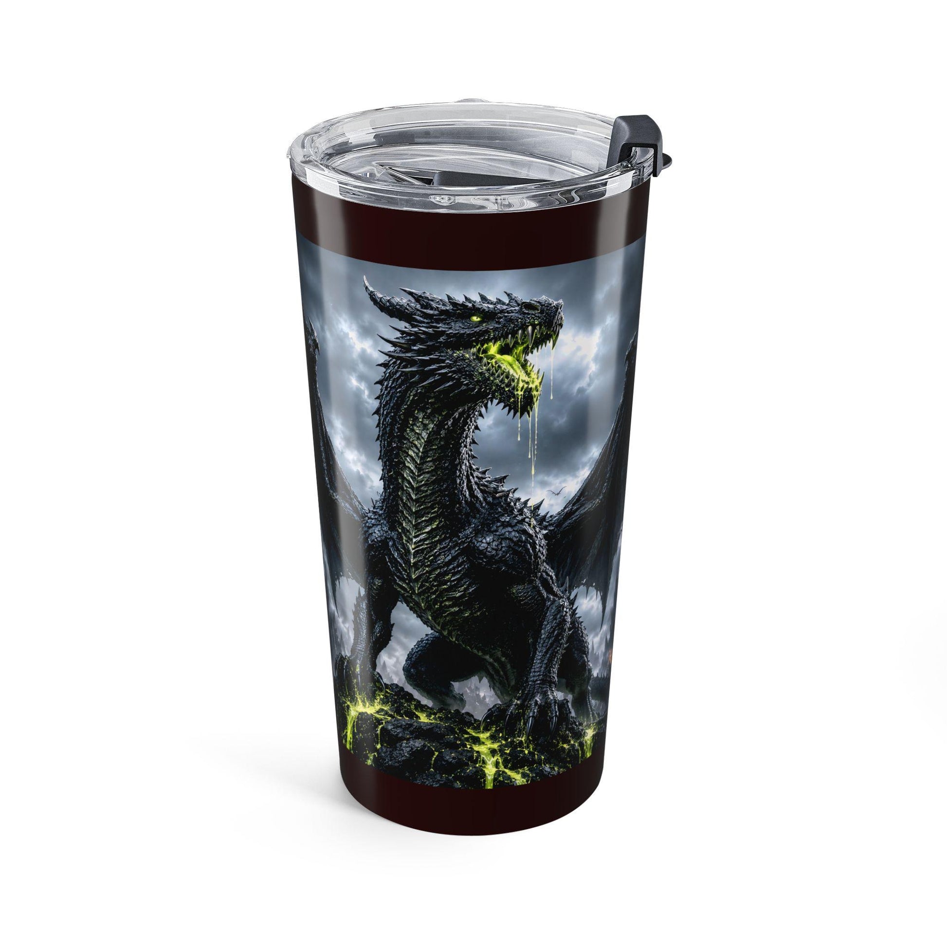 Viking Odin Mug - Odin All Father Portrait Tumbler 20oz, Norse Longship Mountain Scene