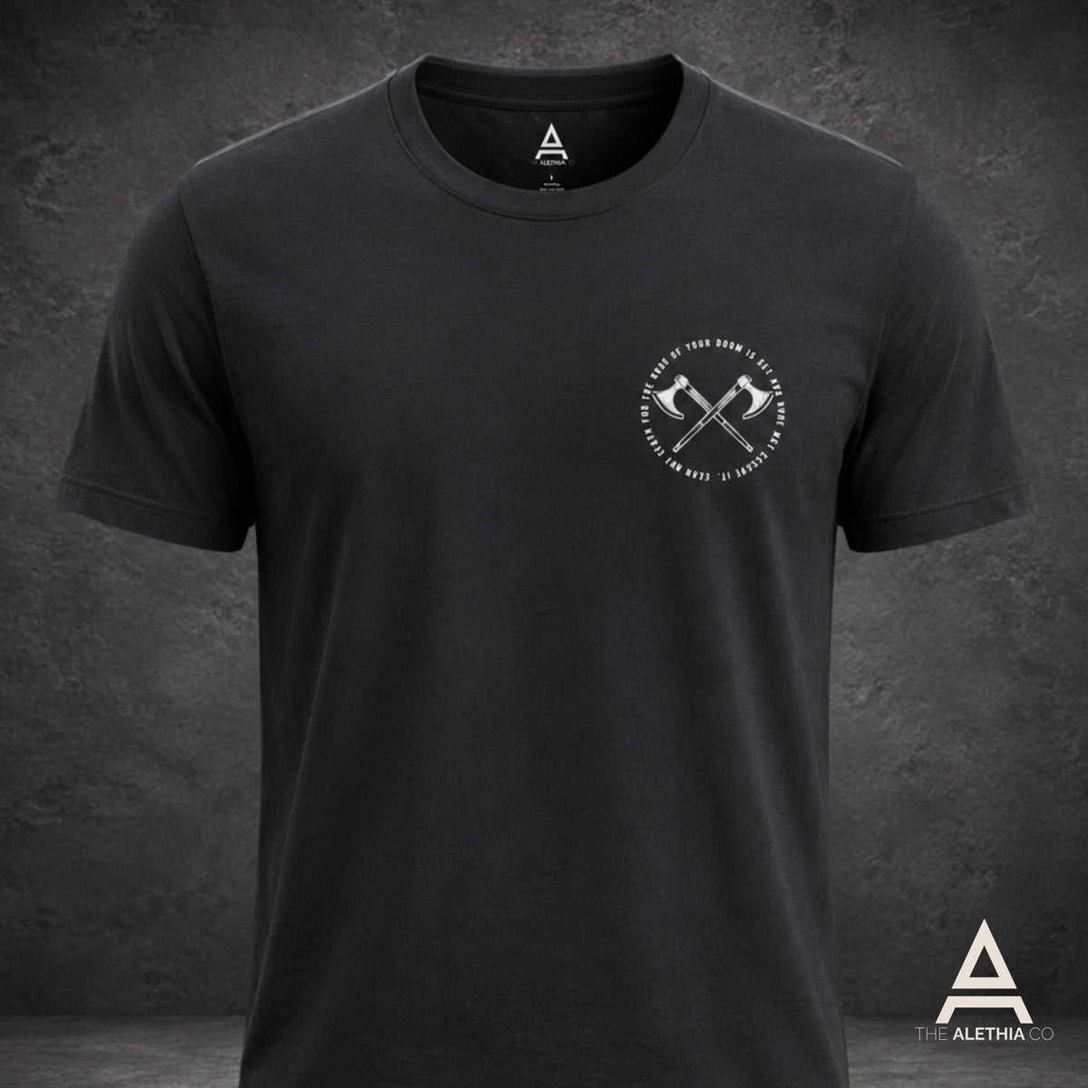 Viking T-Shirt - Fear Not Death Viking Shirt, Norse Warrior T-Shirt, Viking Gym Shirt, Norse