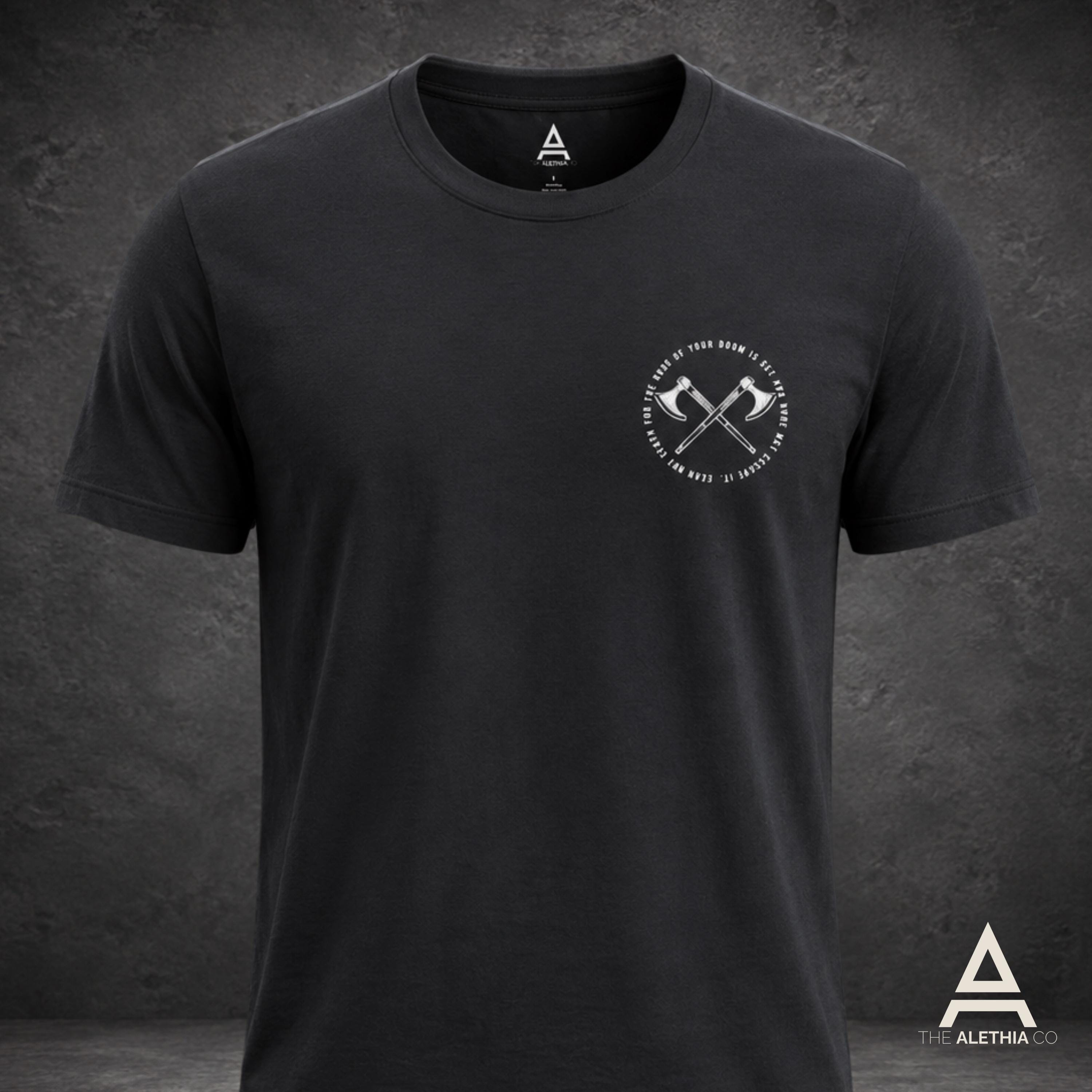 Viking T-Shirt - Fear Not Death Viking Shirt, Norse Warrior T-Shirt, Viking Gym Shirt, Norse