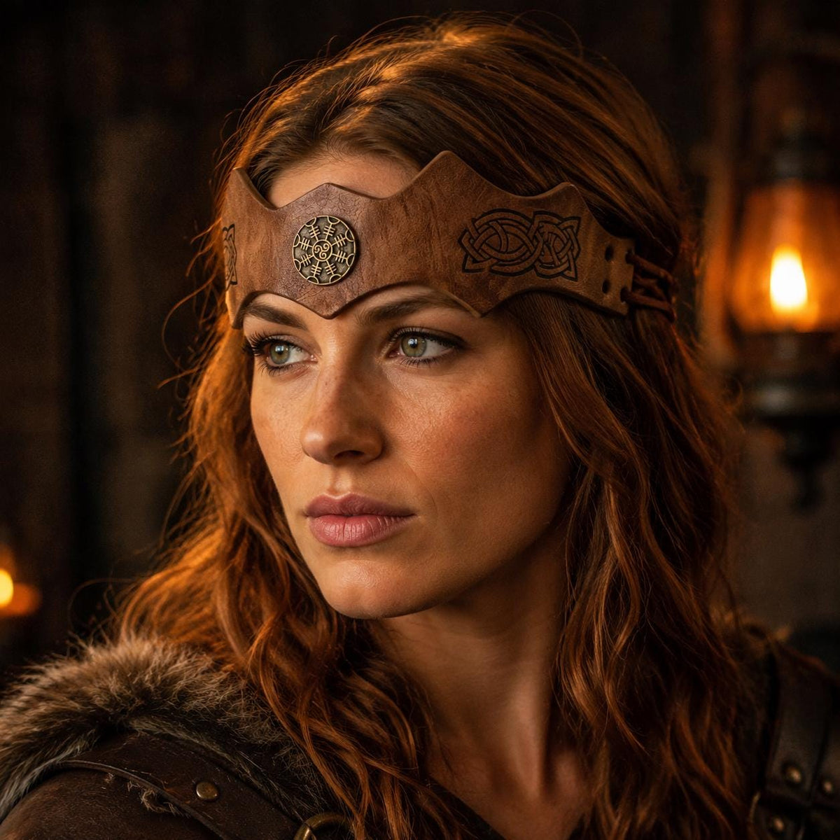 Viking Costume & LARP - Medieval Viking Headband Nordic Wave Crown Renaissance Headpiece Fantasy