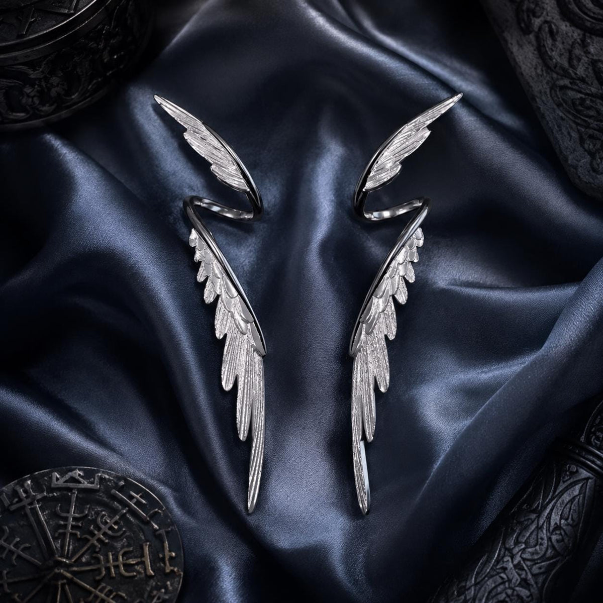 Viking Raven Ring - Viking Tree of Life Ring – Nordic Raven Signet Ring