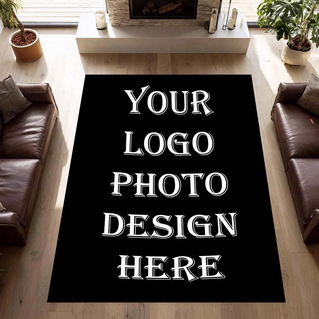 Viking Odin Rug - Viking Round Rug, Norse Mythology Area Rug, Runic Circle Floor Mat, Horn of Odin